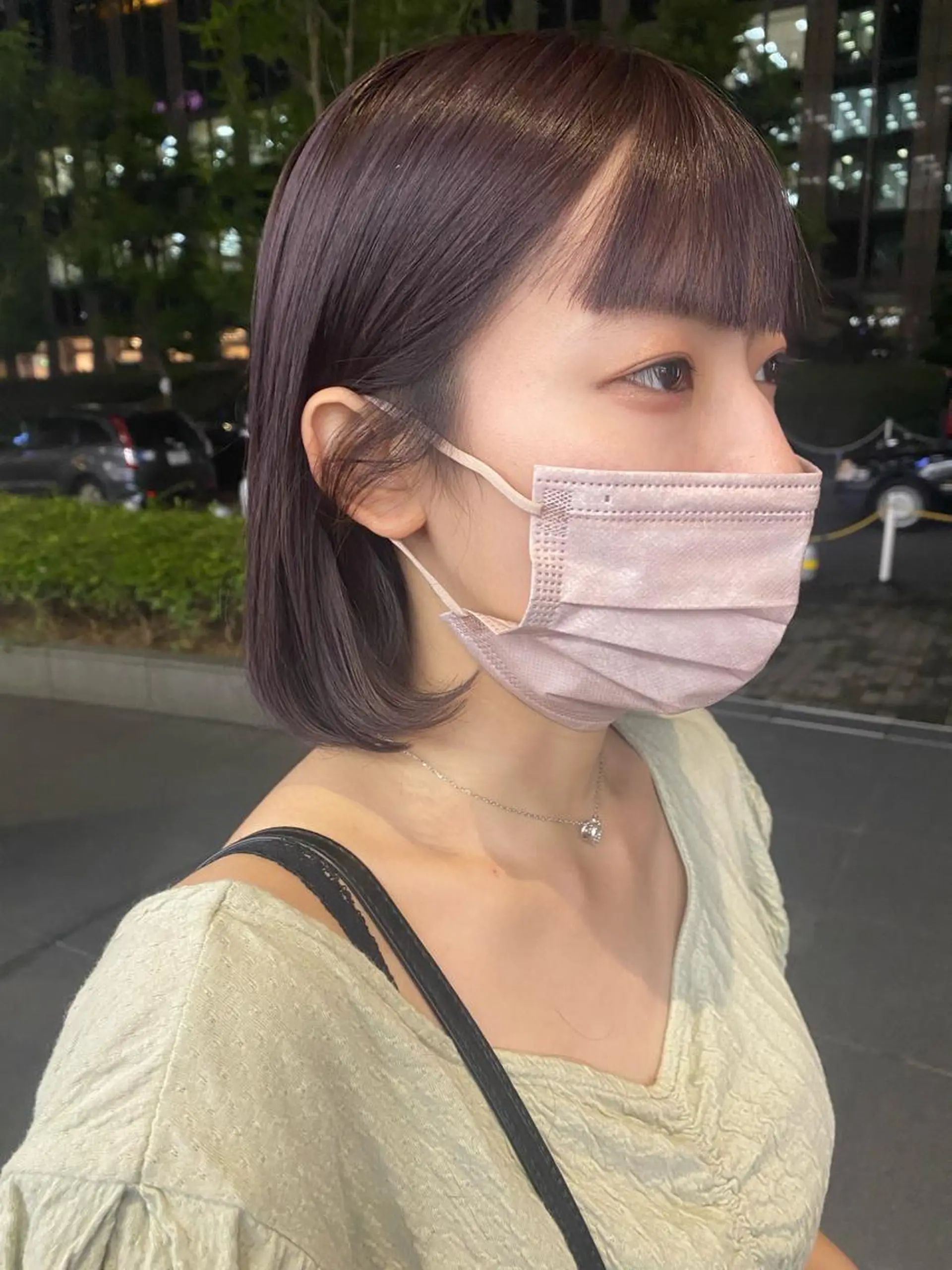 ミディアム 透明感ニュアンス 柔らかstyle🤍のヘアスタイル