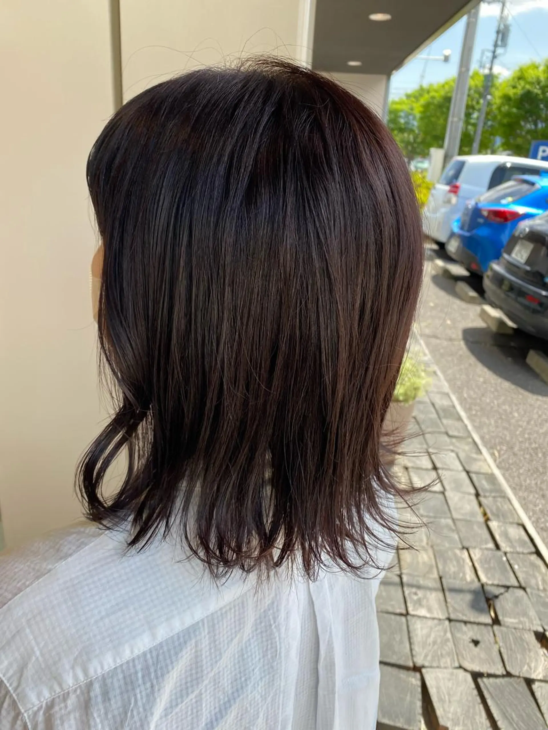 ミディアム カラー 山浦 貴恵のヘアスタイル