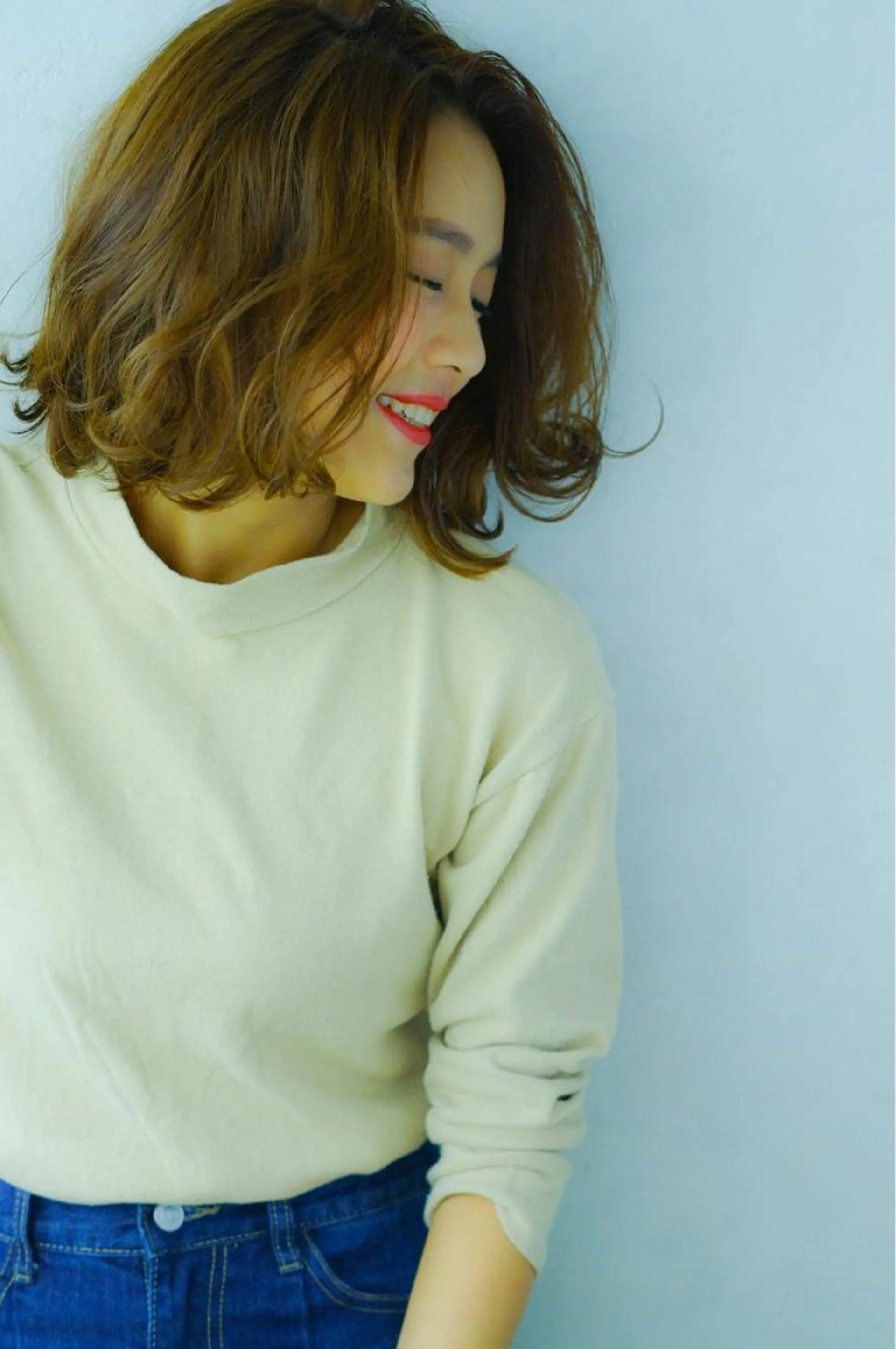 ミディアム カラー 🌸髪質改善特化🌸 店長　ゆうやのヘアスタイル