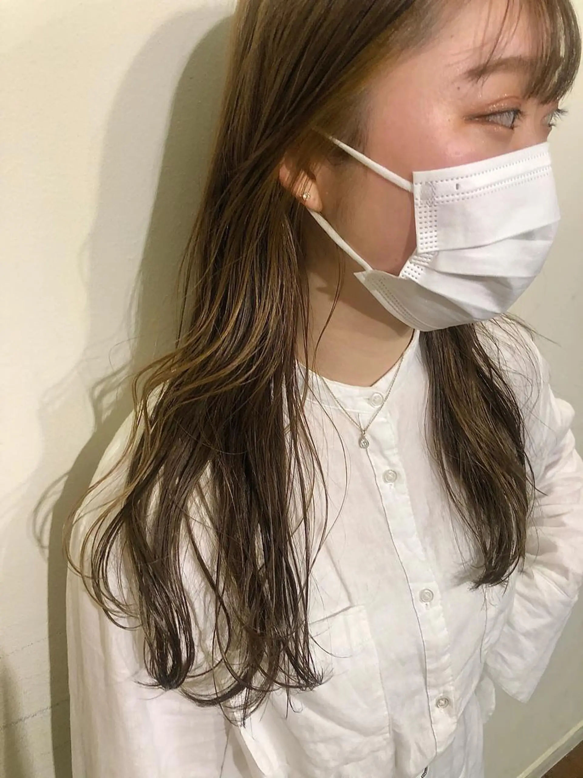 ロング カラー ヘアアレンジ 抜け感ボブ×パーマ |kazaneのヘアスタイル