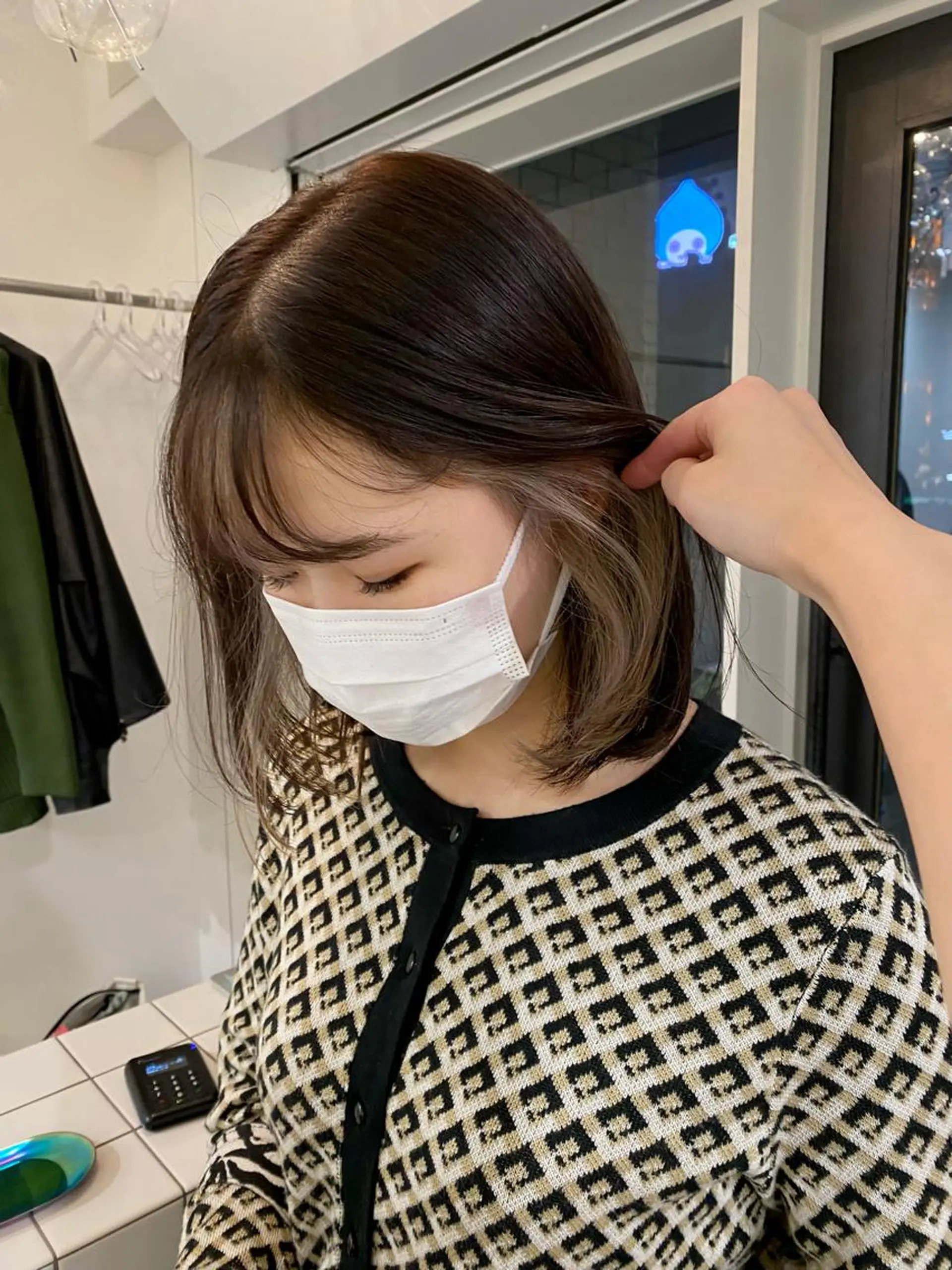 ミディアム カット ヘアカラー natsune /レイヤーカットのヘアスタイル