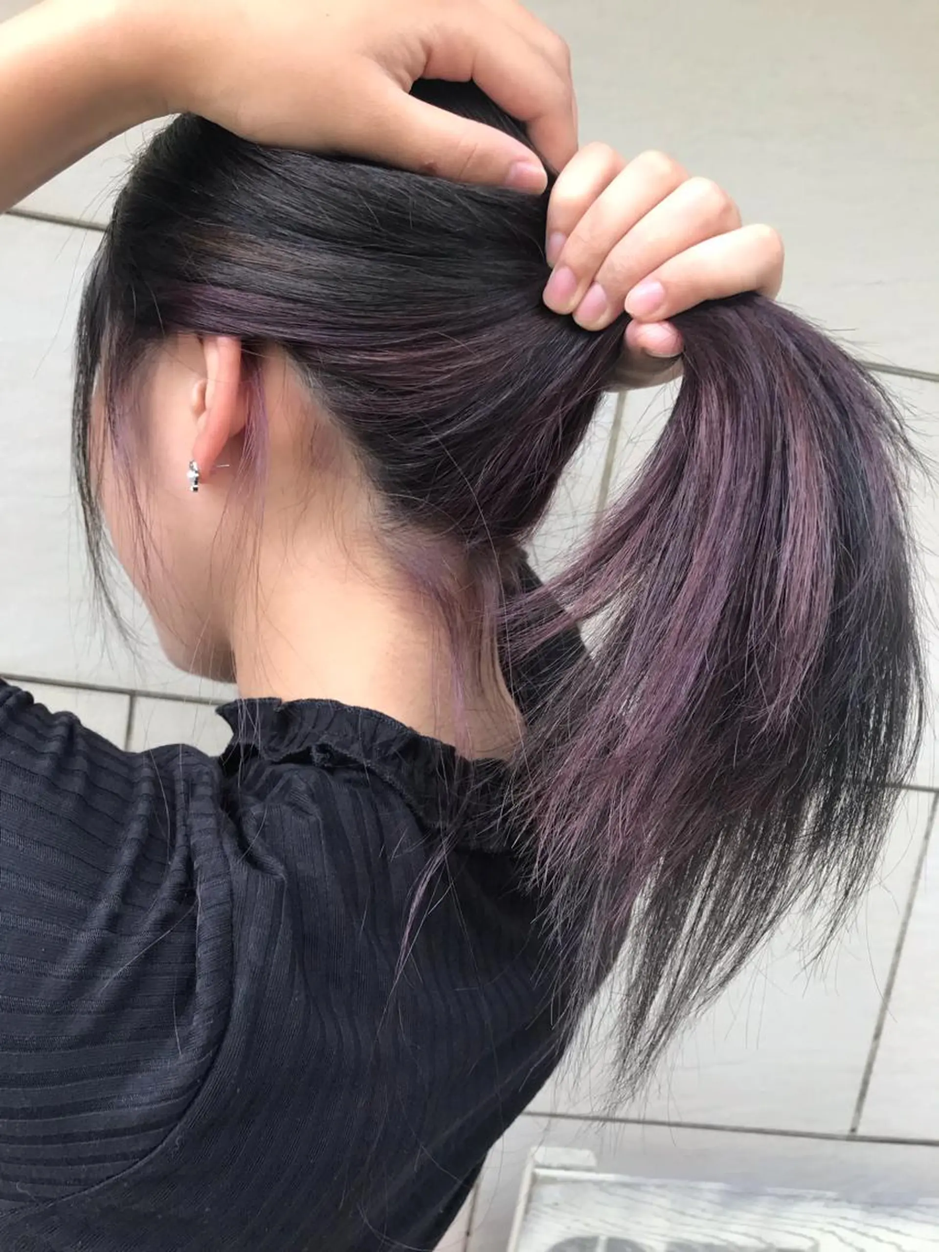 ロング カラー インナーカラー 有馬ミク🌈 似合わせ美容師のヘアスタイル