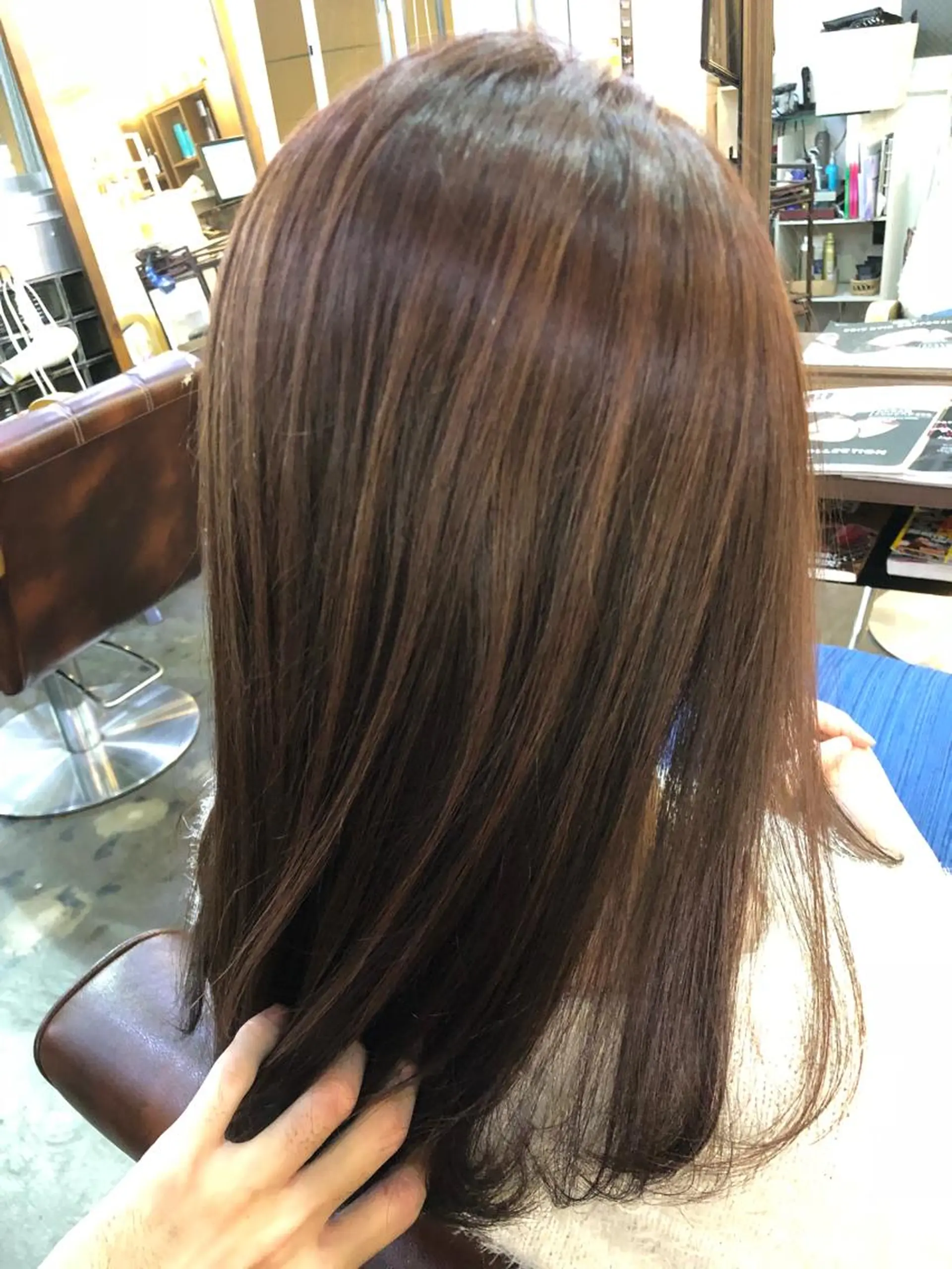 ロング カラー 【艶髪×韓国風】 毛流れ職人 RYOのヘアスタイル