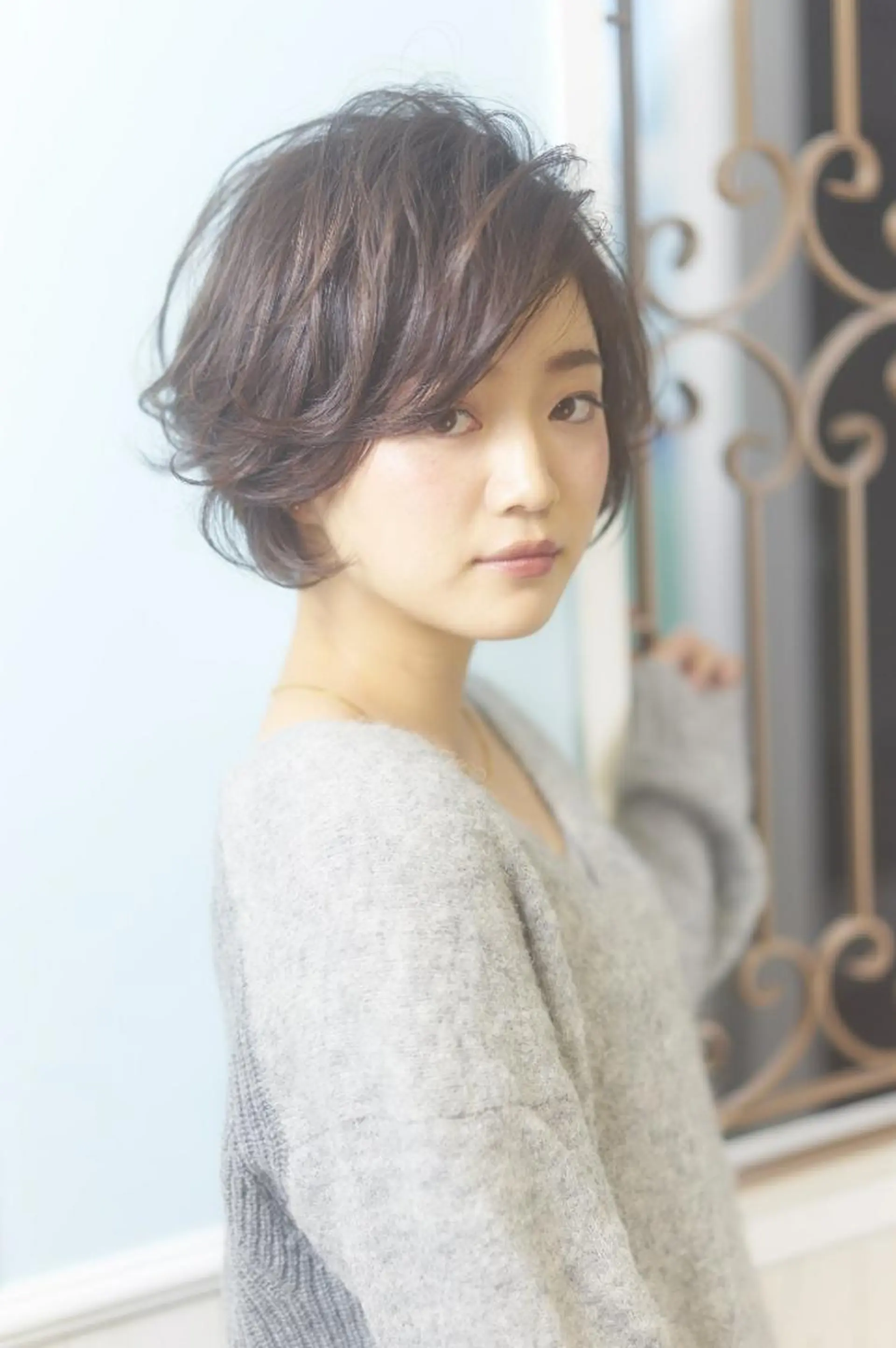 ショート カラー 🐱higajo🐱 比嘉門(ヒガジョウ)のヘアスタイル