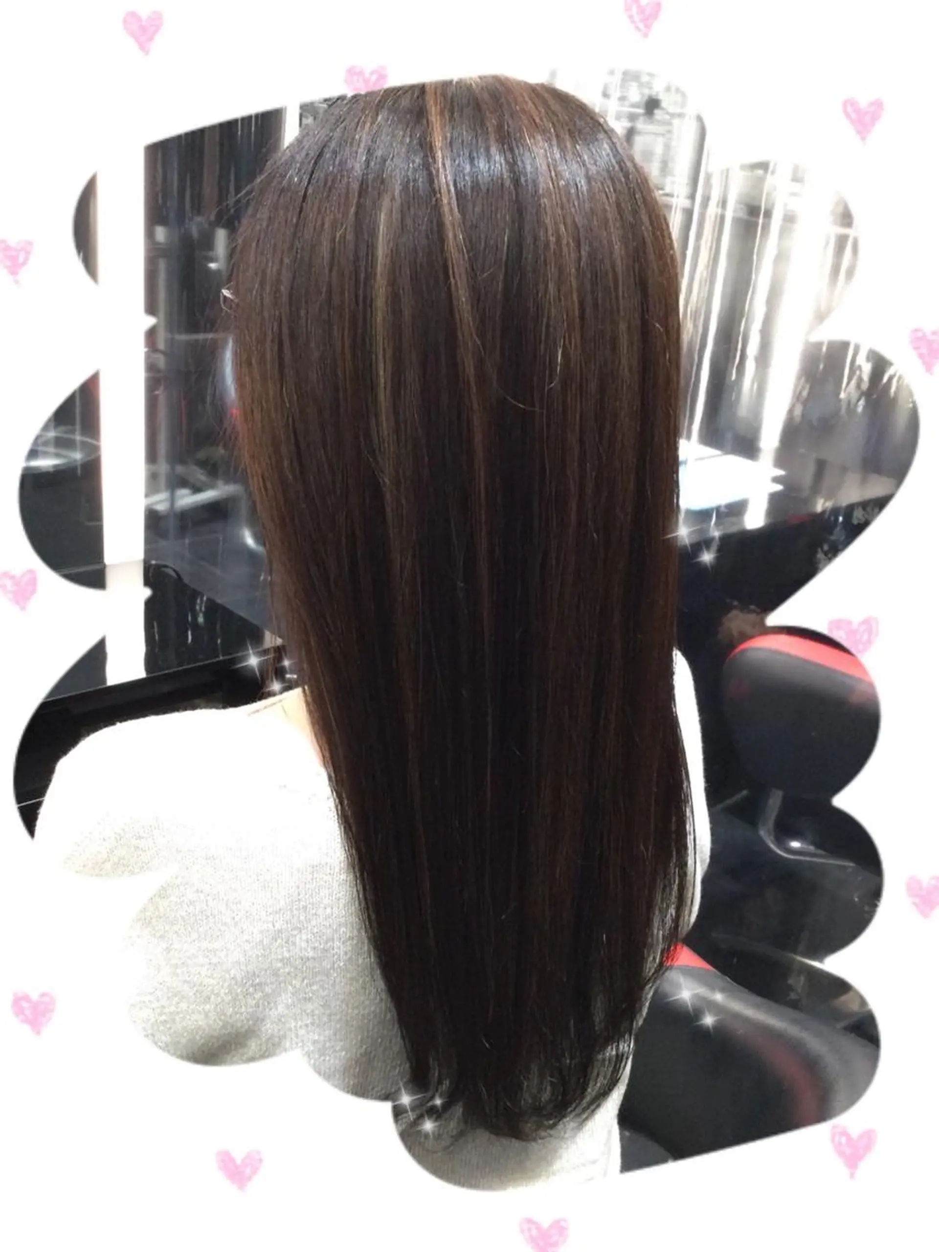 ロング カラー Annon プライベートサロンのヘアスタイル