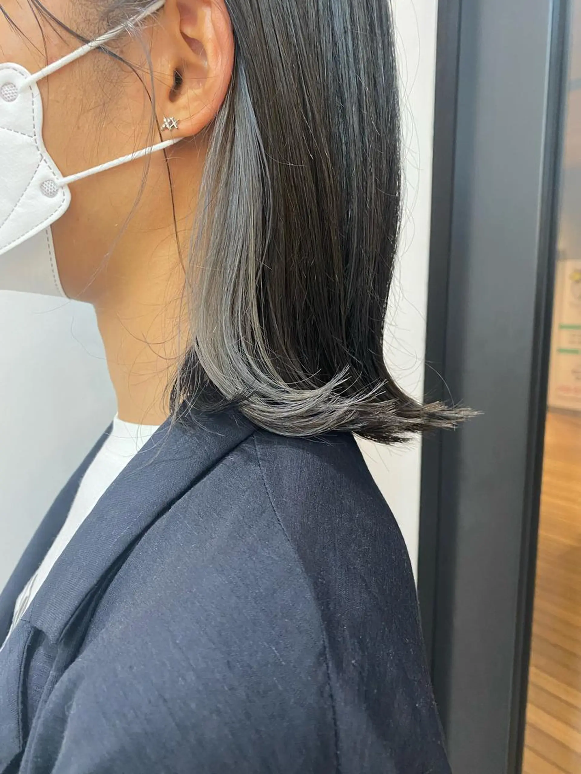 ミディアム カラー イヤリングカラー ヒラノホナミ 🫧髪質改善🫧のヘアスタイル