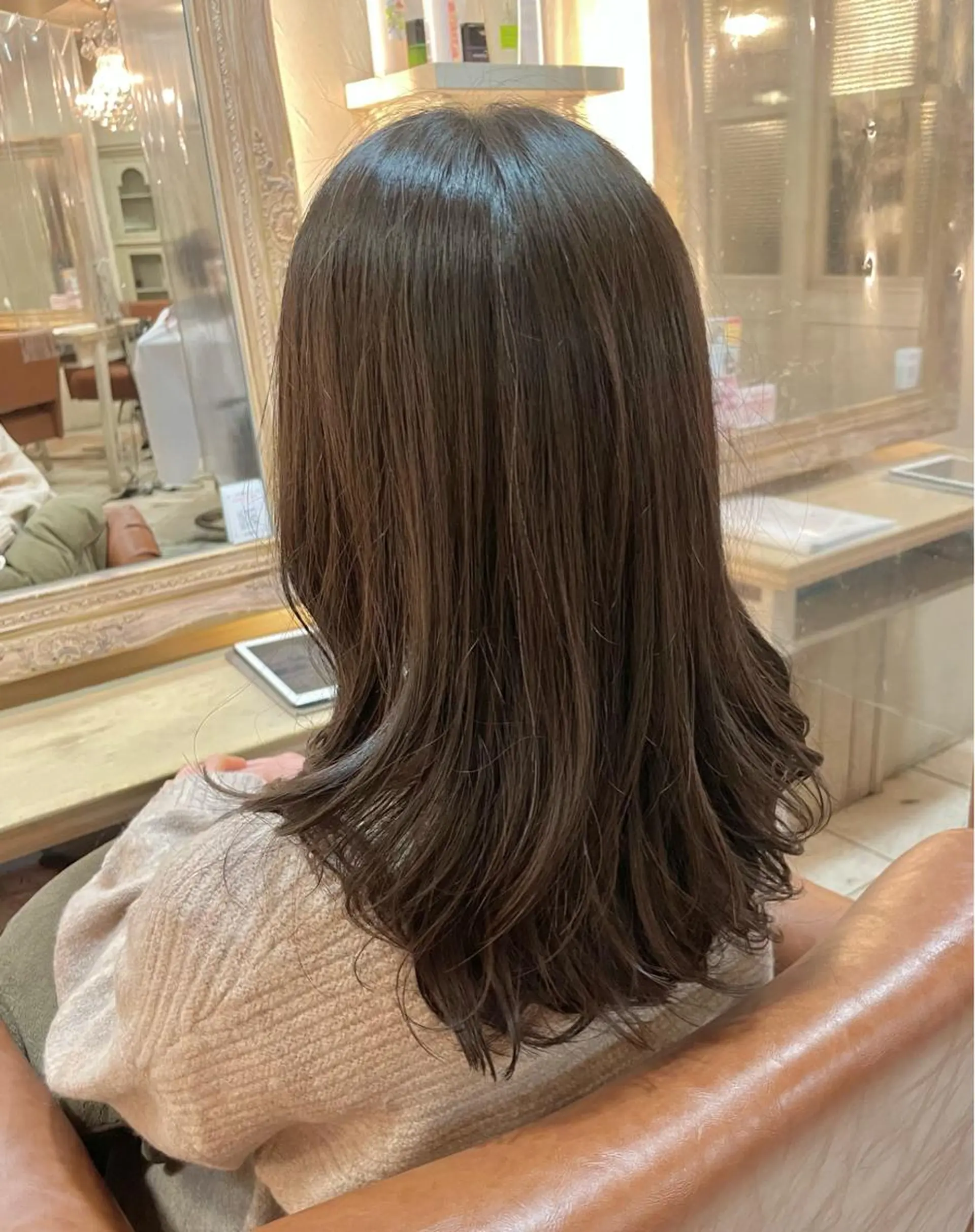 ミディアム パーマ ミディアムパーマ 前平 友慈のヘアスタイル