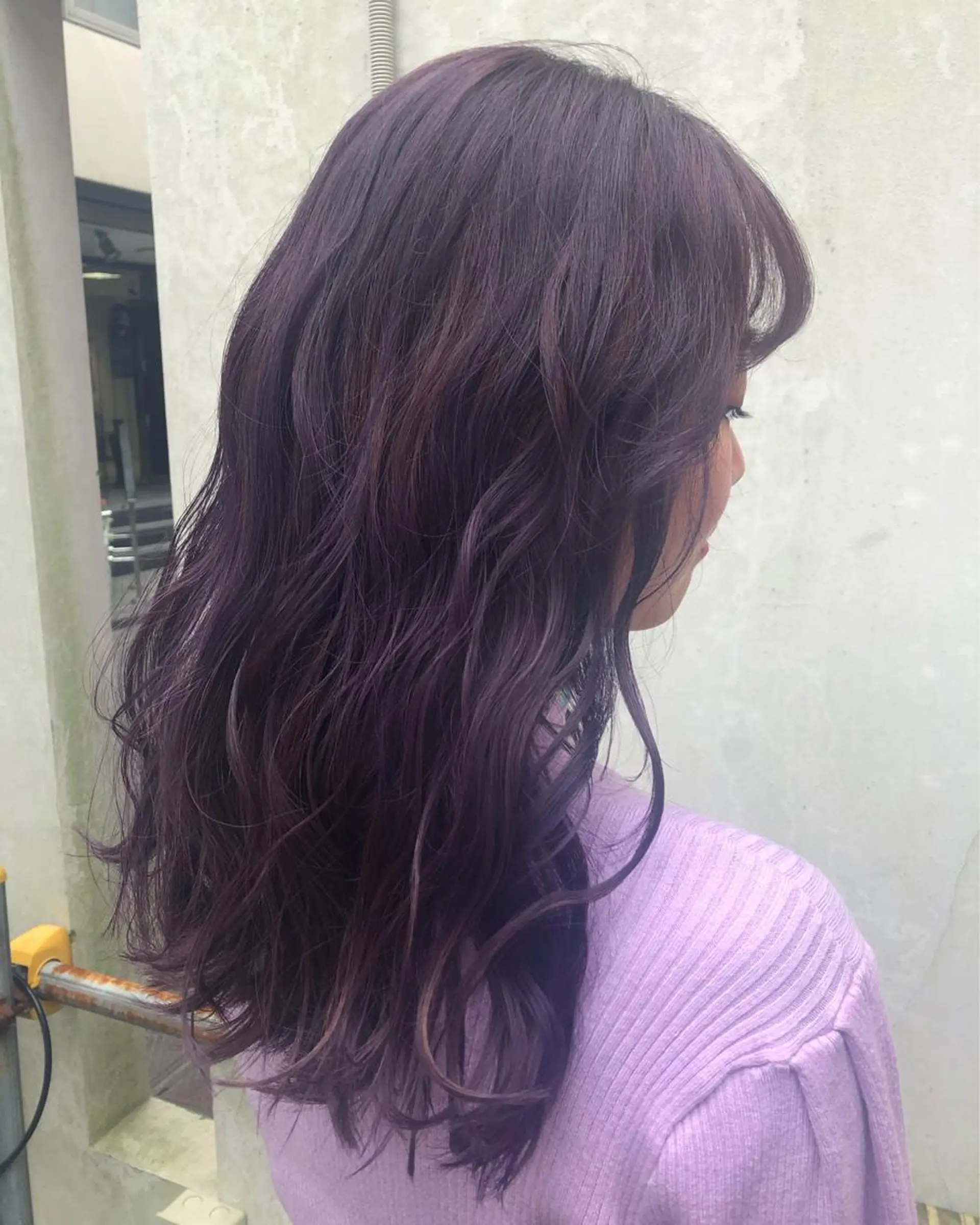 セミロング カラー ヘアアレンジ ピンクカラー パープルカラー enurk店 🍋 M I K U  *のその他イメージ