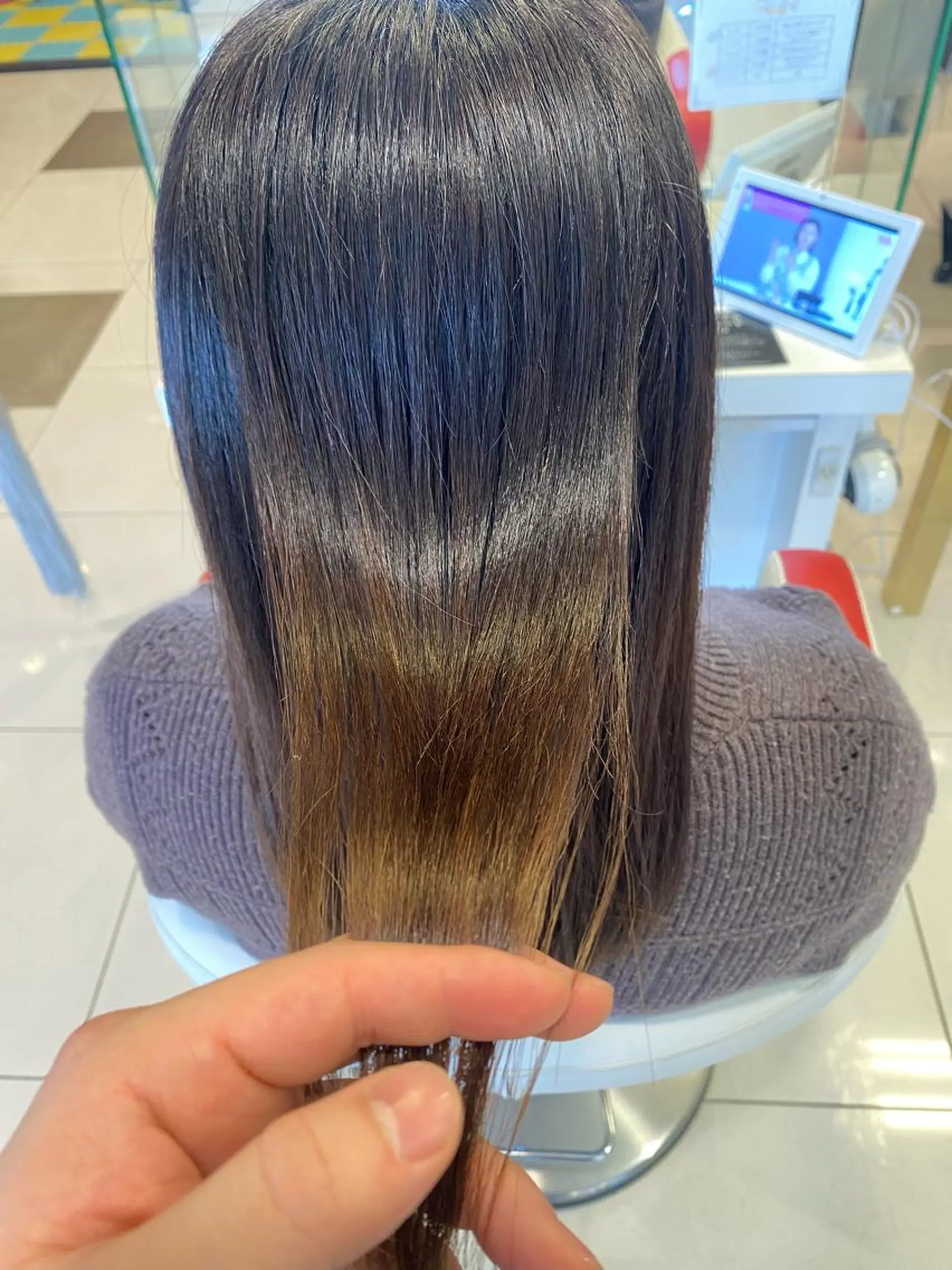 セミロング トリートメント 星野 聖也のヘアスタイル