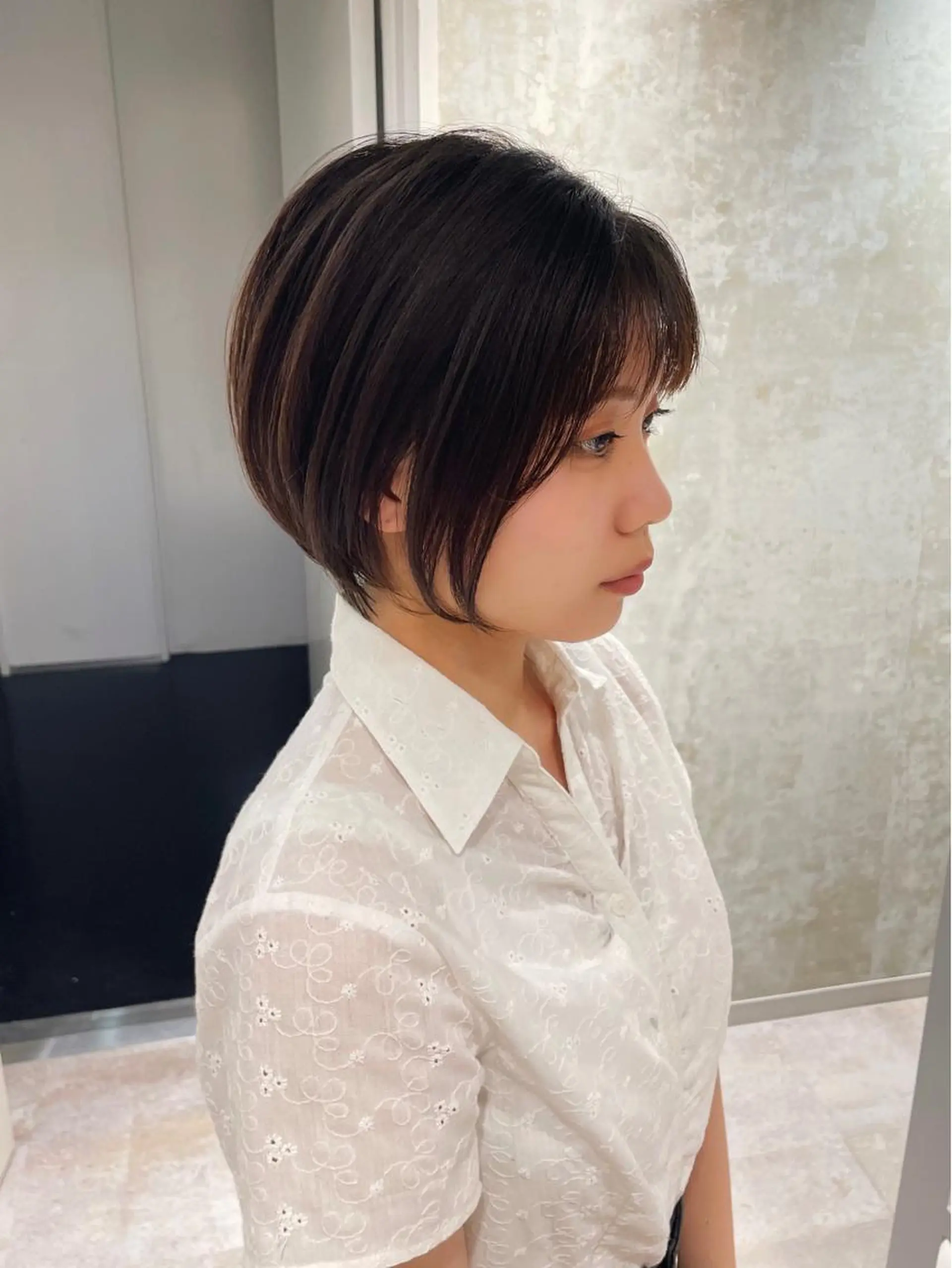 ショート 小野 明日香のヘアスタイル