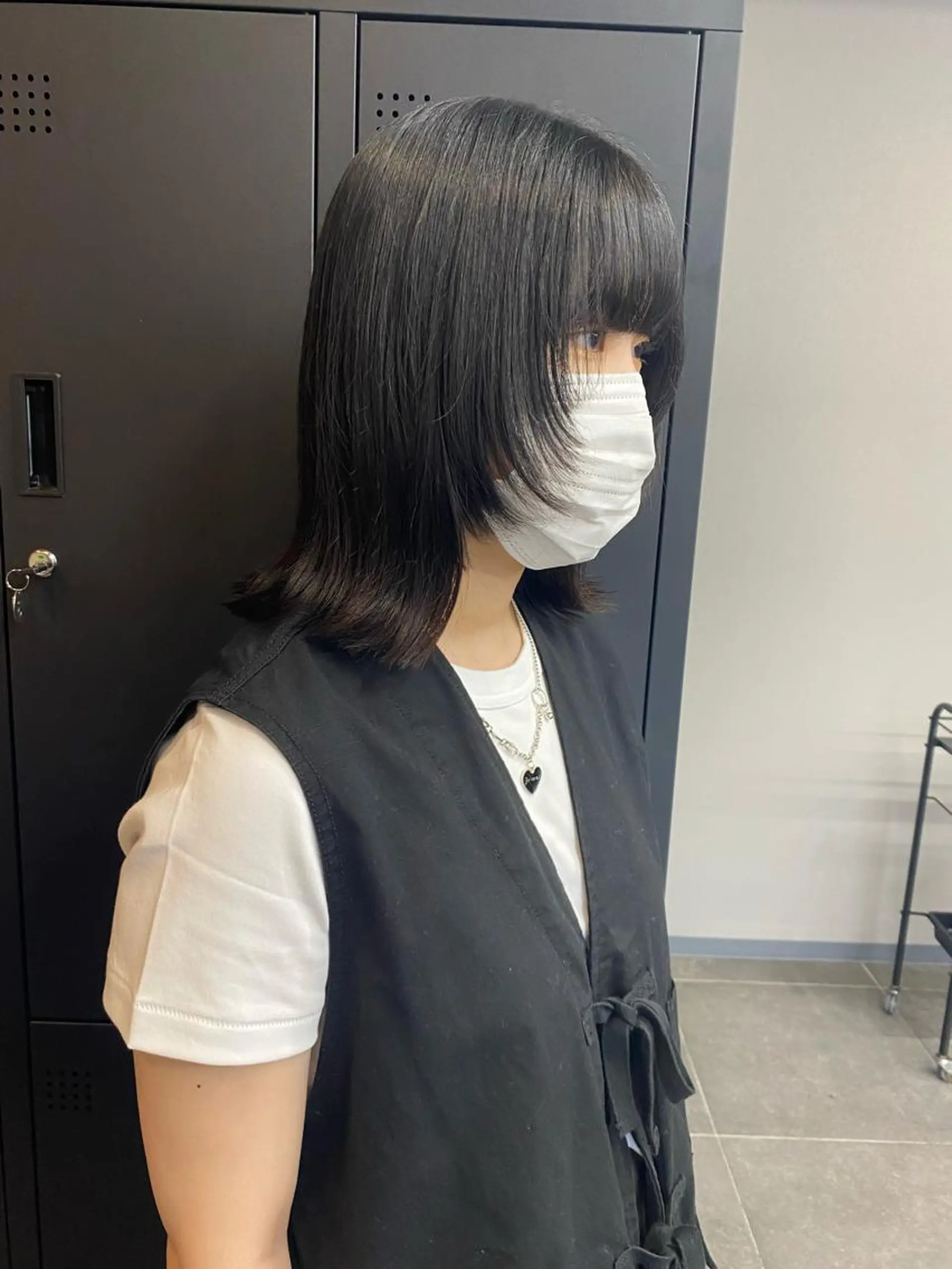 ミディアム maco 艶感ハイトーン🦋のヘアスタイル