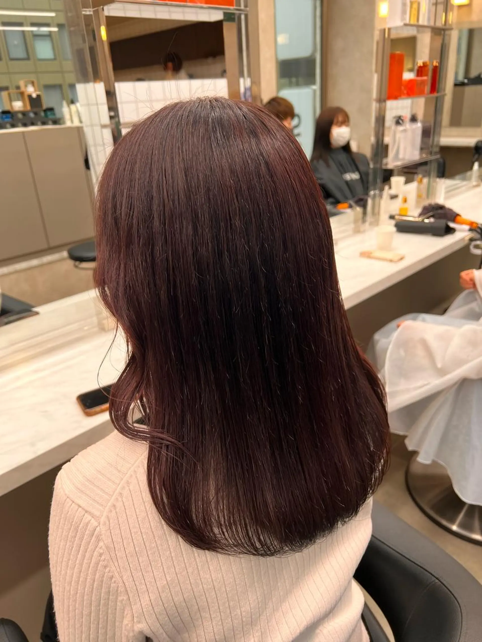 ミディアム 💖札幌カラー 指名No.1💖玲奈のヘアスタイル