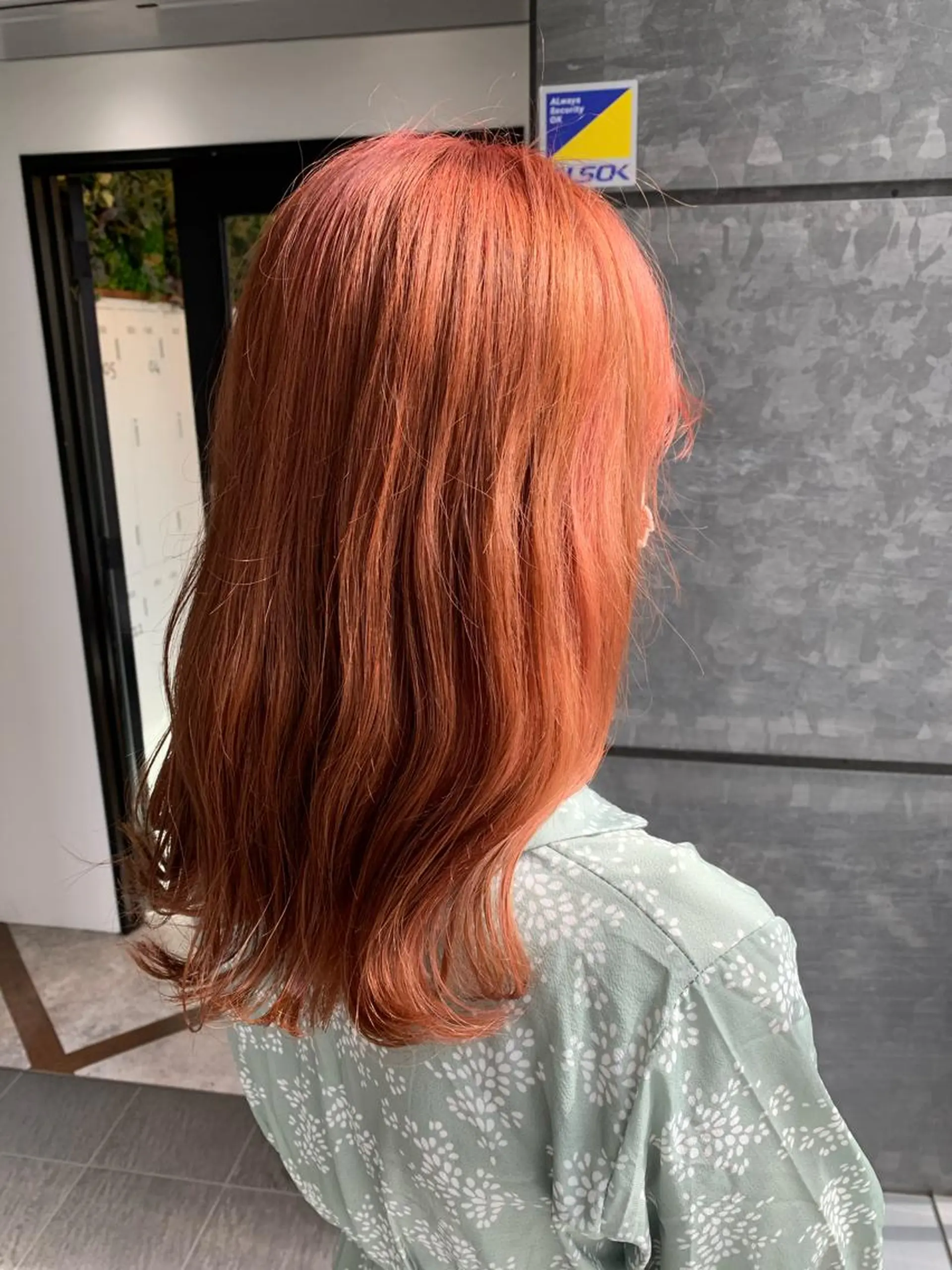 ロング カラー ベージュカラー オレンジ オレンジベージュ 髪質改善/白髪ぼかし KENTAのヘアスタイル