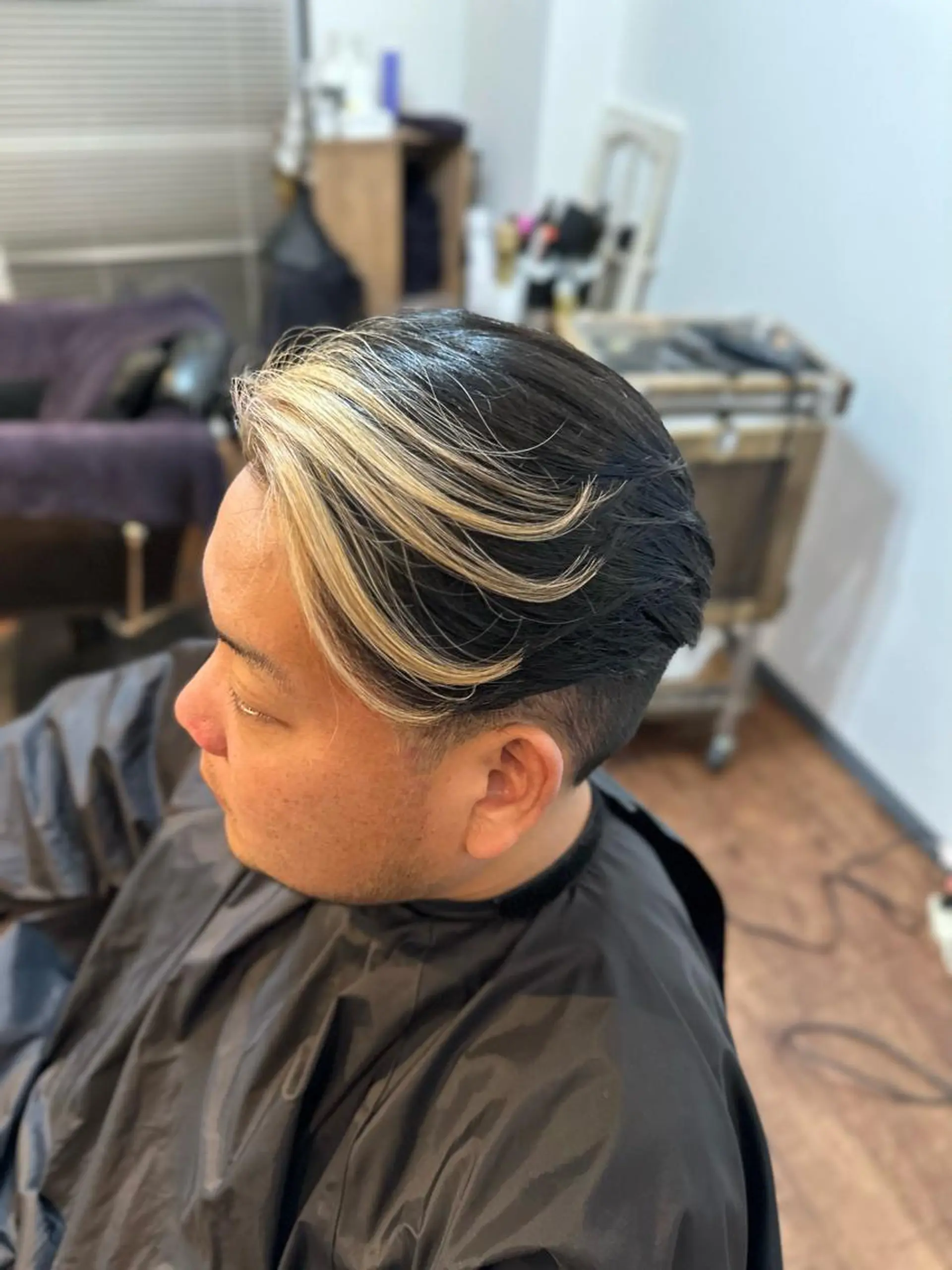 ミディアム カラー メンズ デザインカラー Lizir ルズィール所属・Luzir⭐︎ GEN⭐︎のヘアスタイル