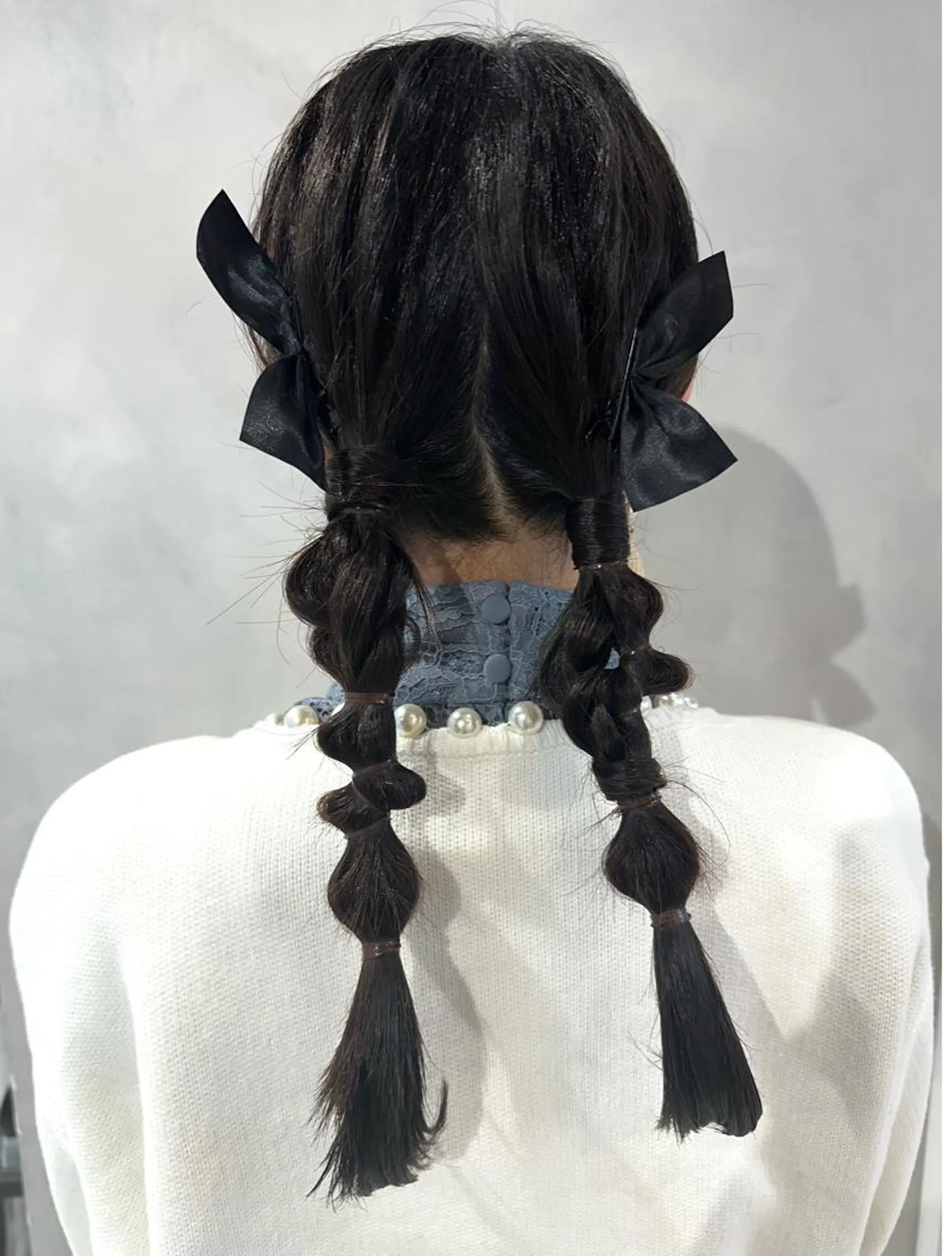 セミロング ヘアアレンジ デザインカラー/パー マ🦖外岡咲希🦖のヘアスタイル