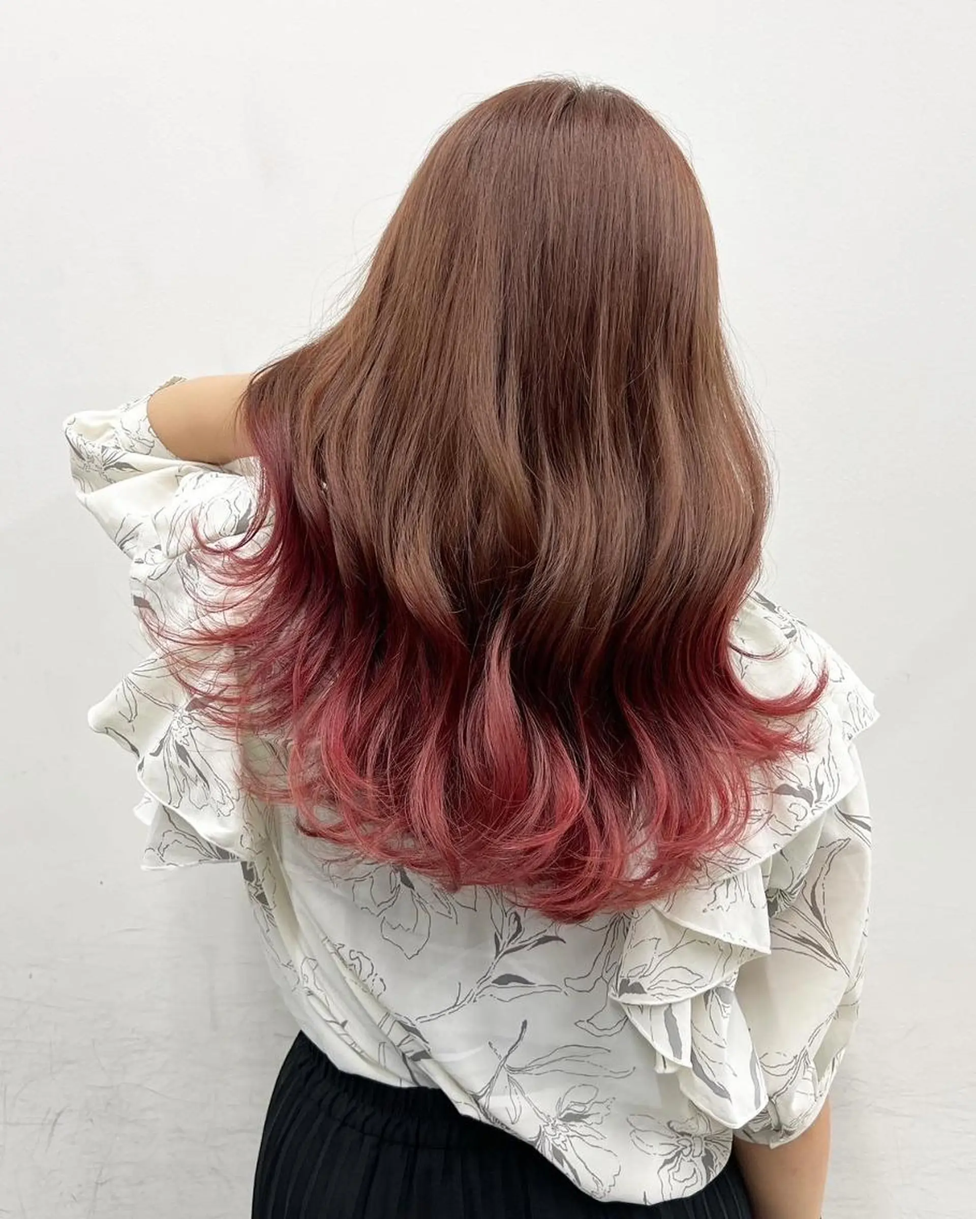 セミロング ヘアカラー トリートメント 【公式】amble luxe池袋東口🩷のヘアスタイル