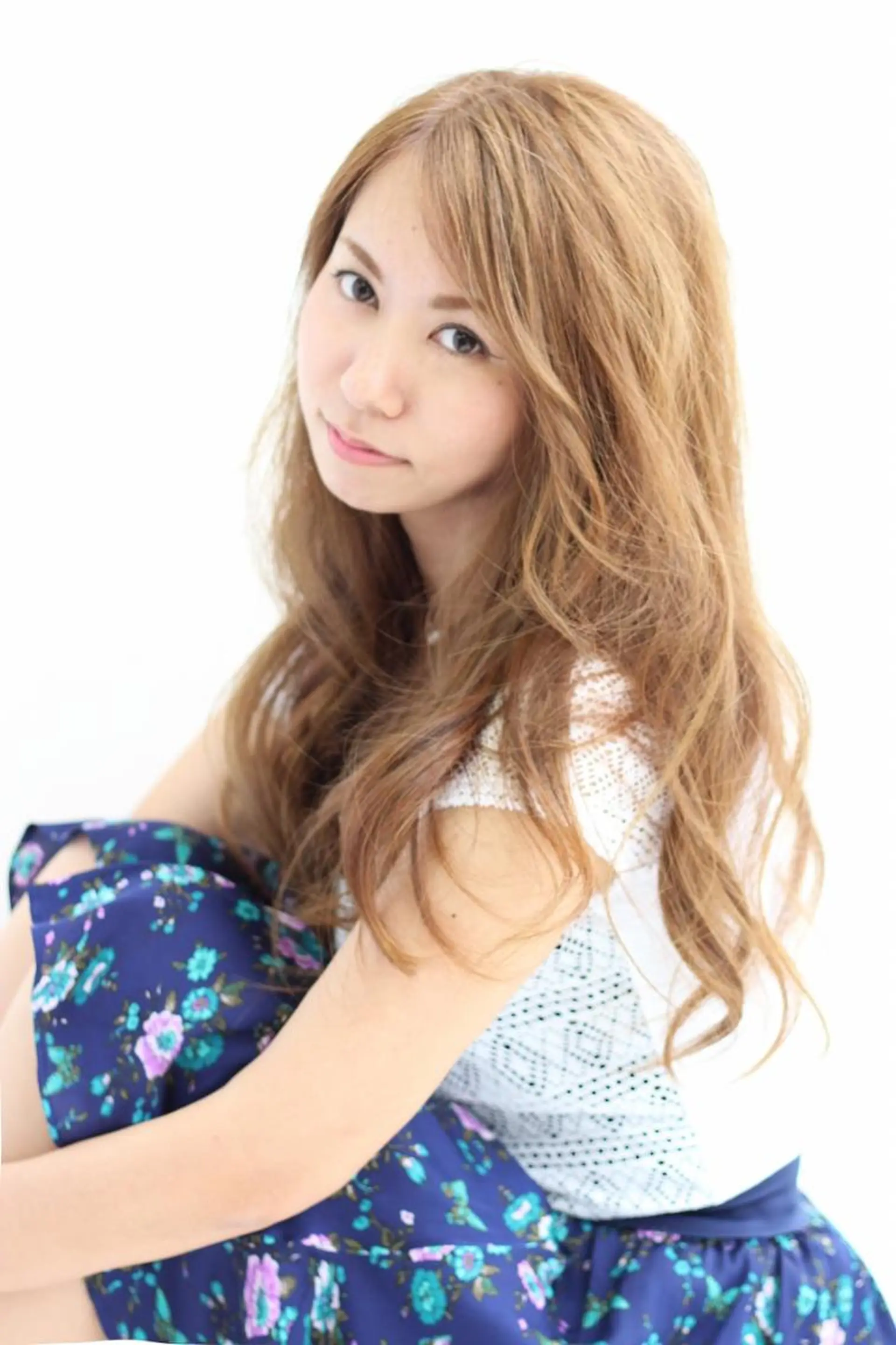 ロング カラー パーマ デジタルパーマ 村上 貴徳のヘアスタイル