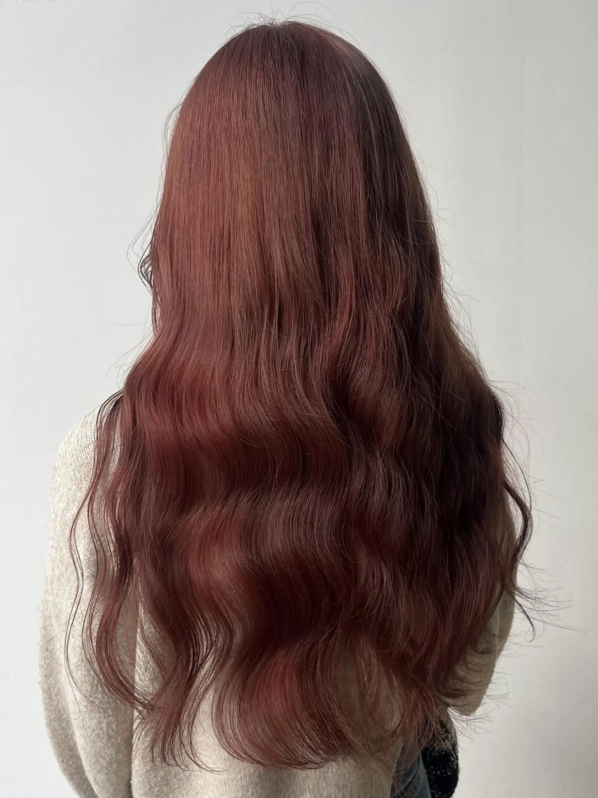 ロング カット ヘアカラー トリートメント momoca/松本/ 暖色カラー/ボブのヘアスタイル