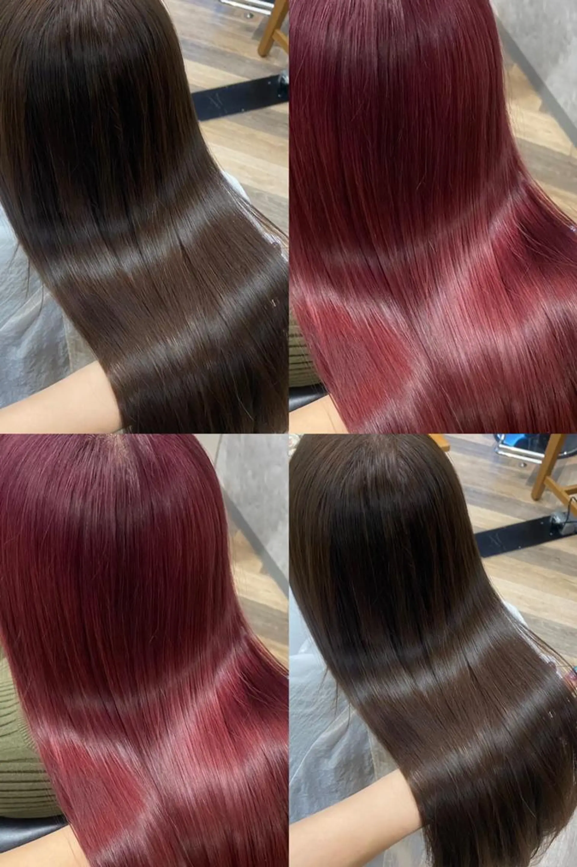 セミロング 縮毛矯正 🩵EMU/ブリーチ kotomi🩵🫧のヘアスタイル