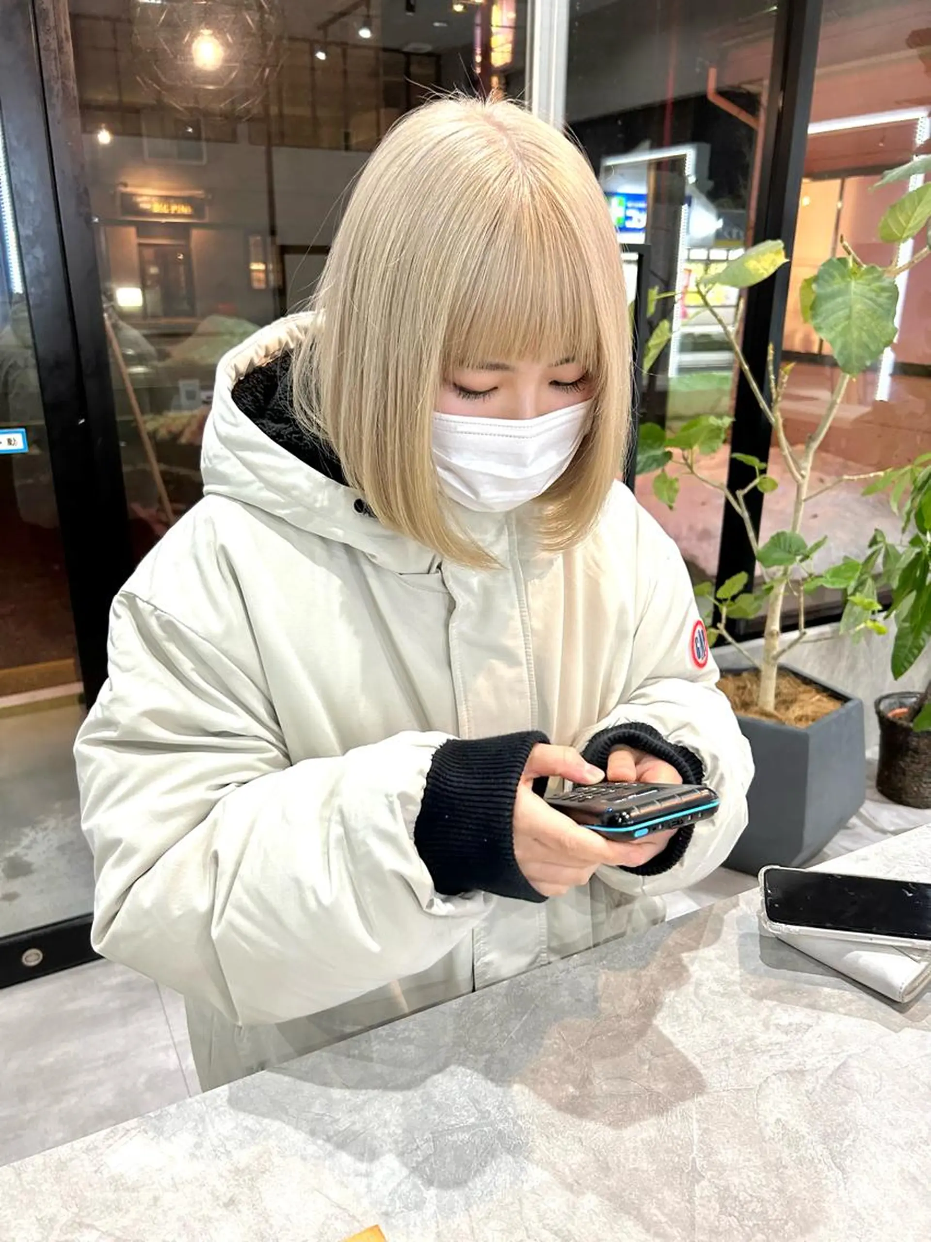 ショート カラー カット ヘアカラー トリートメント 一ノ瀬 暁のヘアスタイル