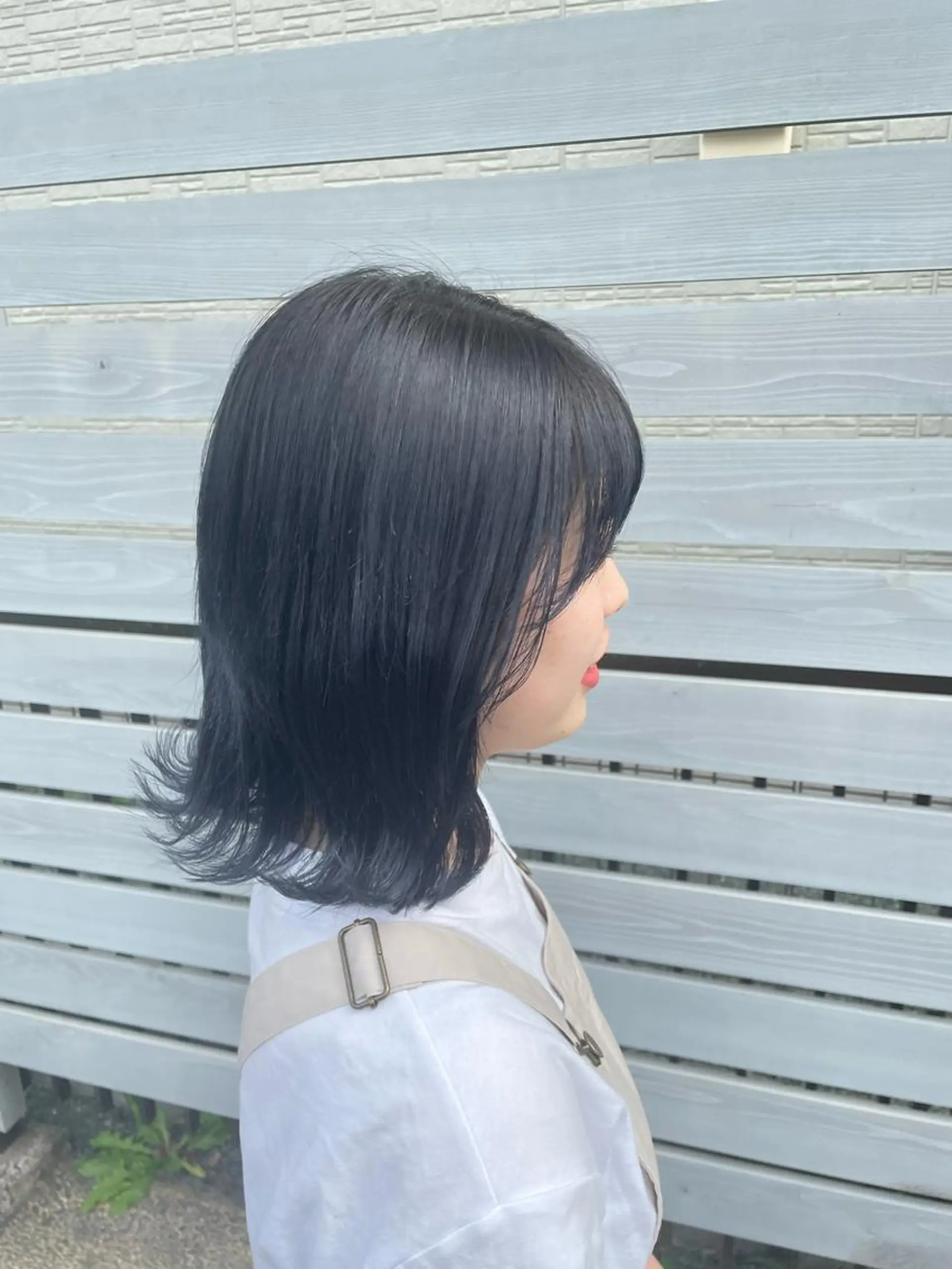 ミディアム カラー バレイヤージュ ブリーチ ブルーカラー ケアブリーチ 透明感カラー カット ヘアカラー トリートメント 💙ルル💙 ハイトーン/レイヤーのヘアスタイル