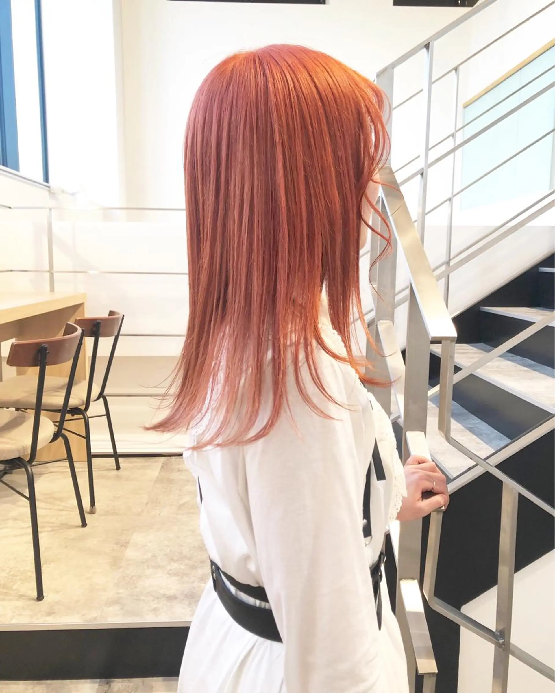 セミロング カラー ヘアアレンジ キッズ 成人式 ベージュカラー ブリーチ ケアブリーチ ダブルカラー カット ヘアカラー トリートメント stylist 🌸 kana.のヘアスタイル