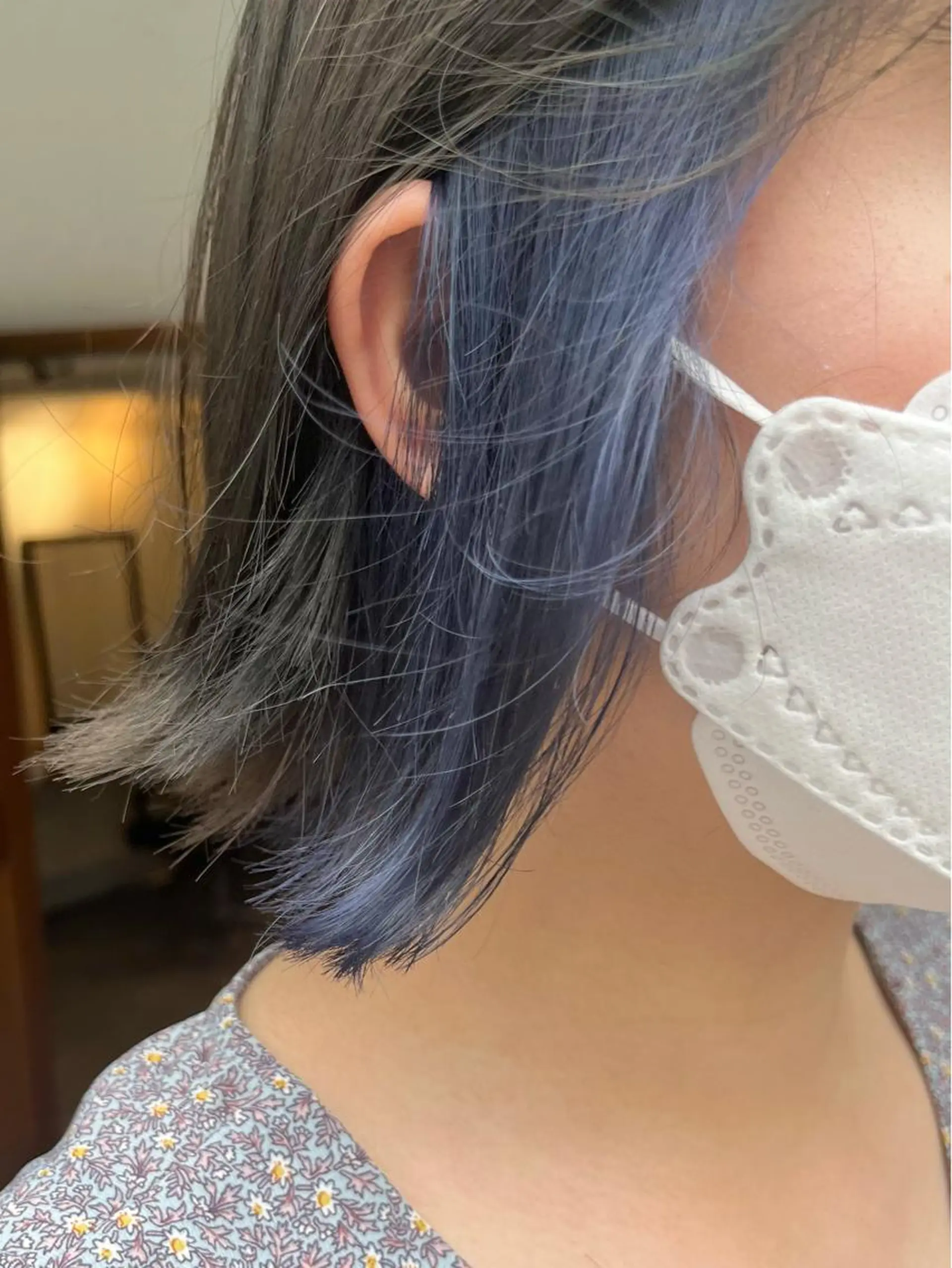 ミディアム カラー アッシュ ベージュカラー ネイビーカラー ヘアカラー 透明感カラー/ ブリーチ無し/RYOのヘアスタイル
