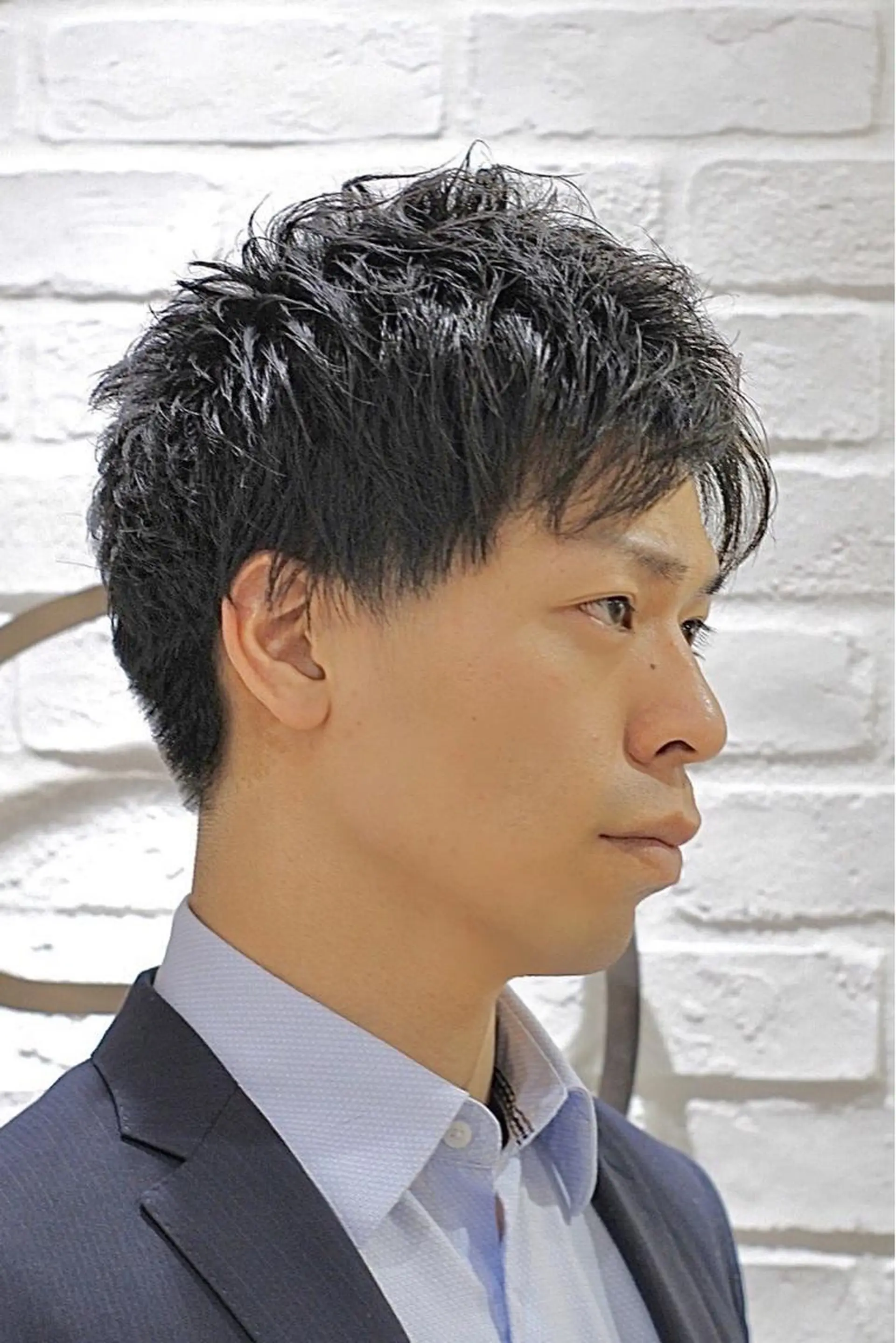 ショート パーマ メンズ LAVIE barberのヘアスタイル