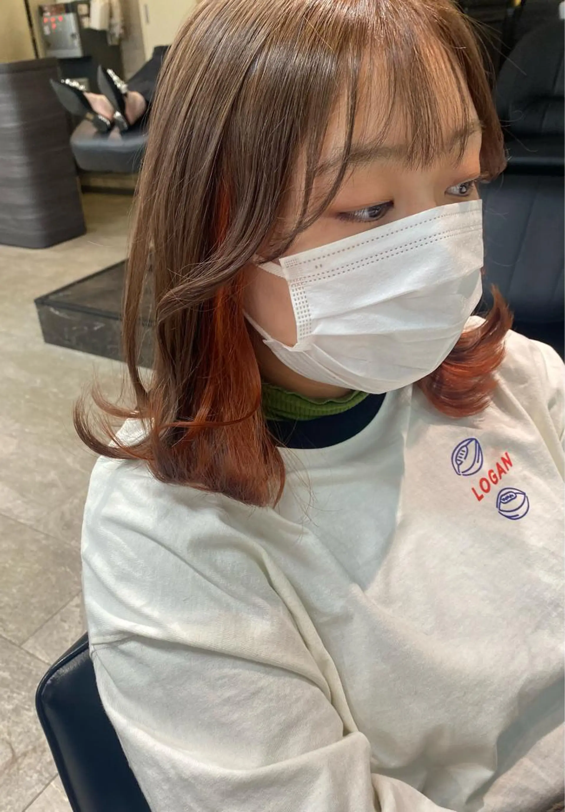 ミディアム カット 🤍韓国風ヘア 柴田真帆🤍のヘアスタイル