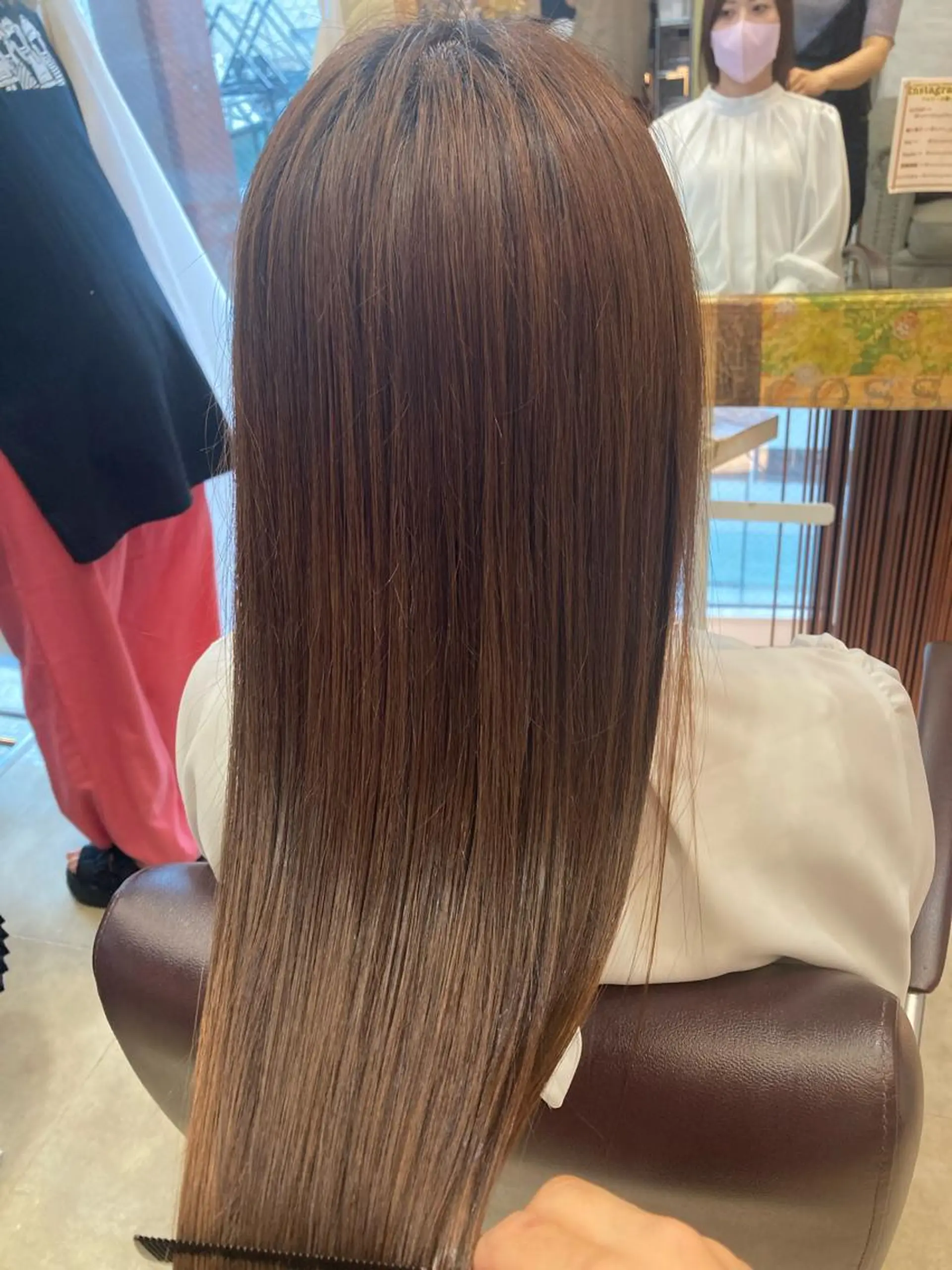 ロング 縮毛矯正 GOSSIP信国 瑞絵のヘアスタイル