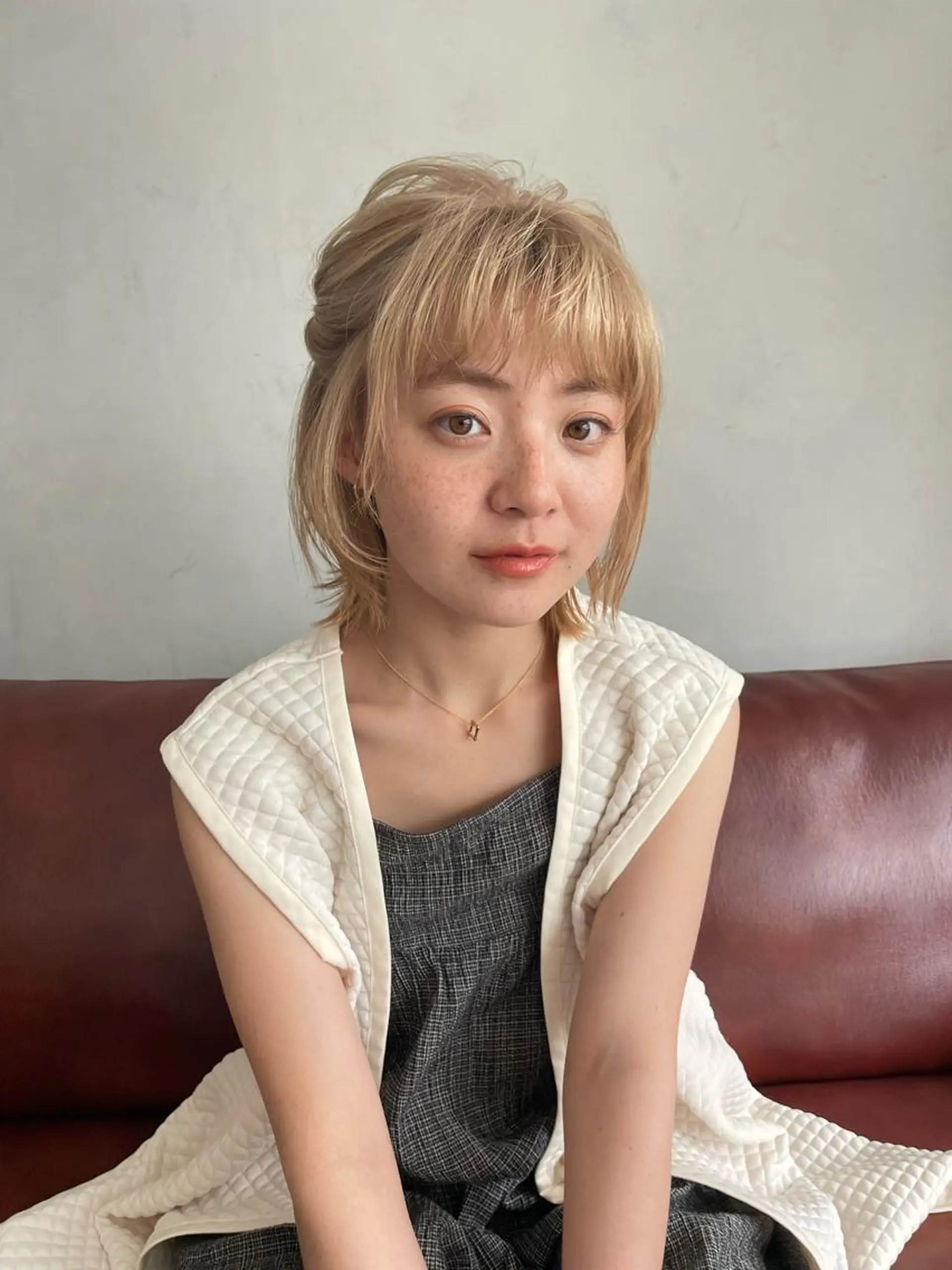 【完全個室】髪質改善 暖色カラー/山崎唯奈のヘアスタイル