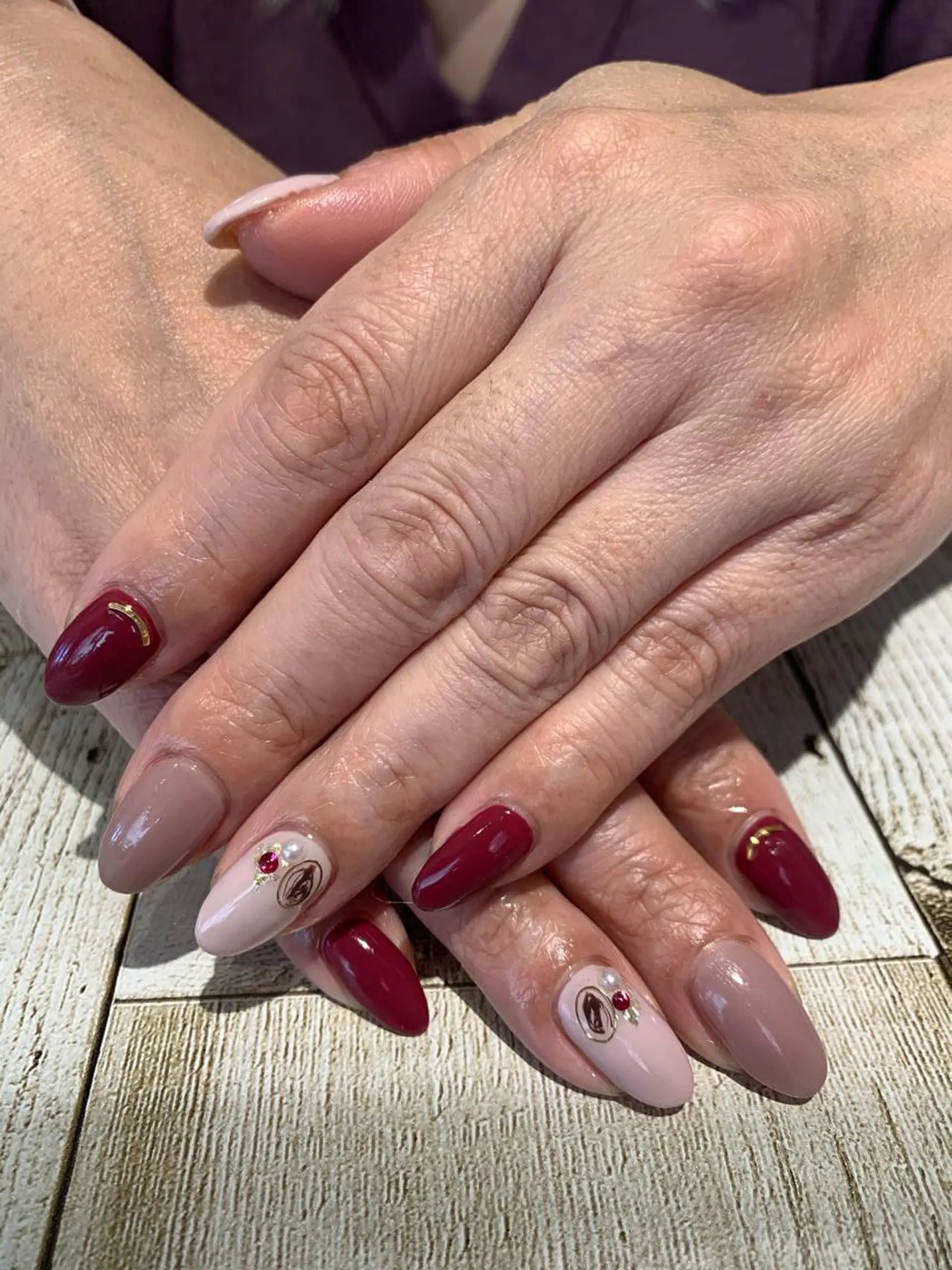 ネイル バレンタイン Imyme mine Rioのネイルデザイン