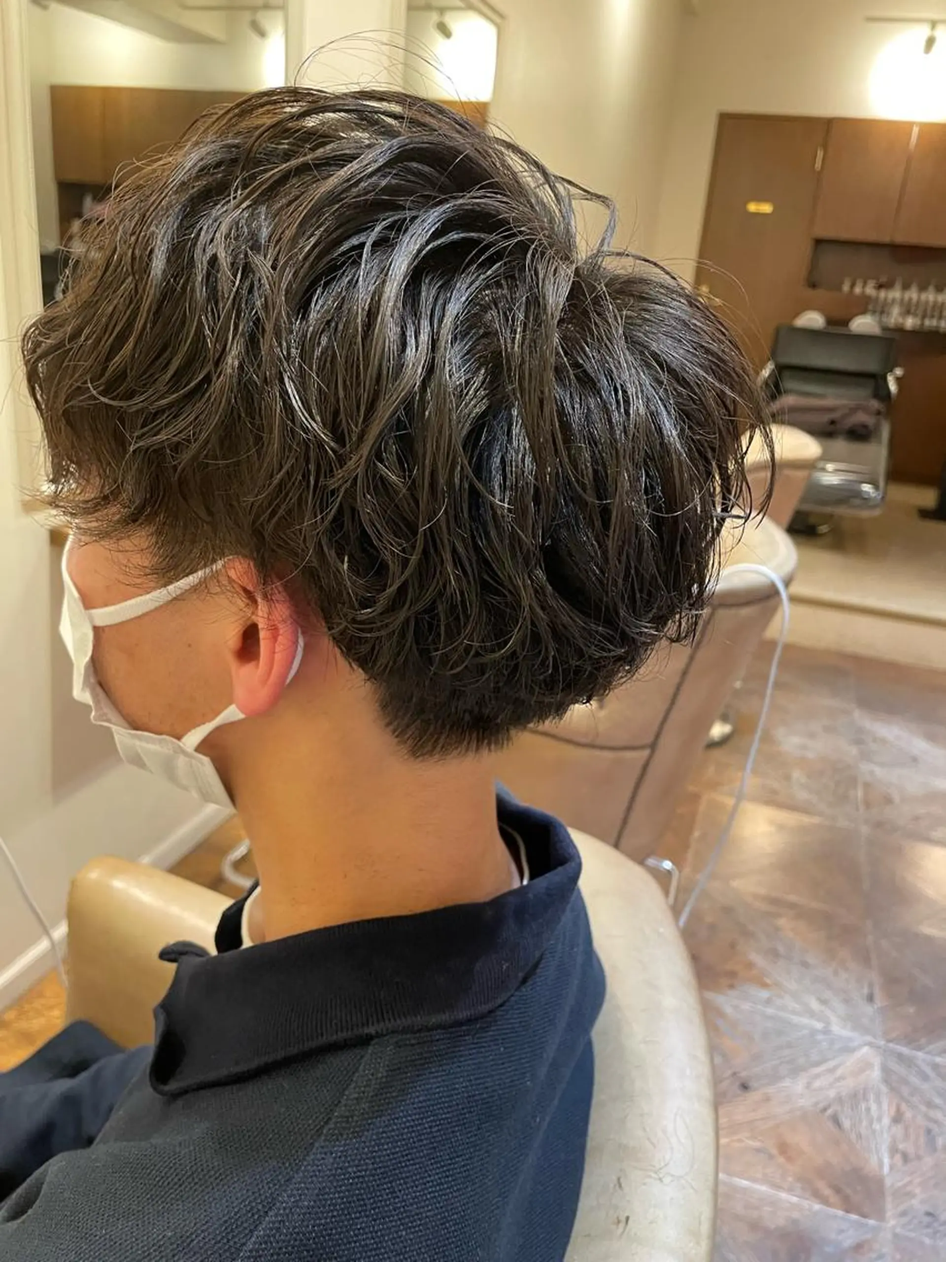 パーマ メンズ ボブ／パーマ指名 No. 1🍃れんとのヘアスタイル