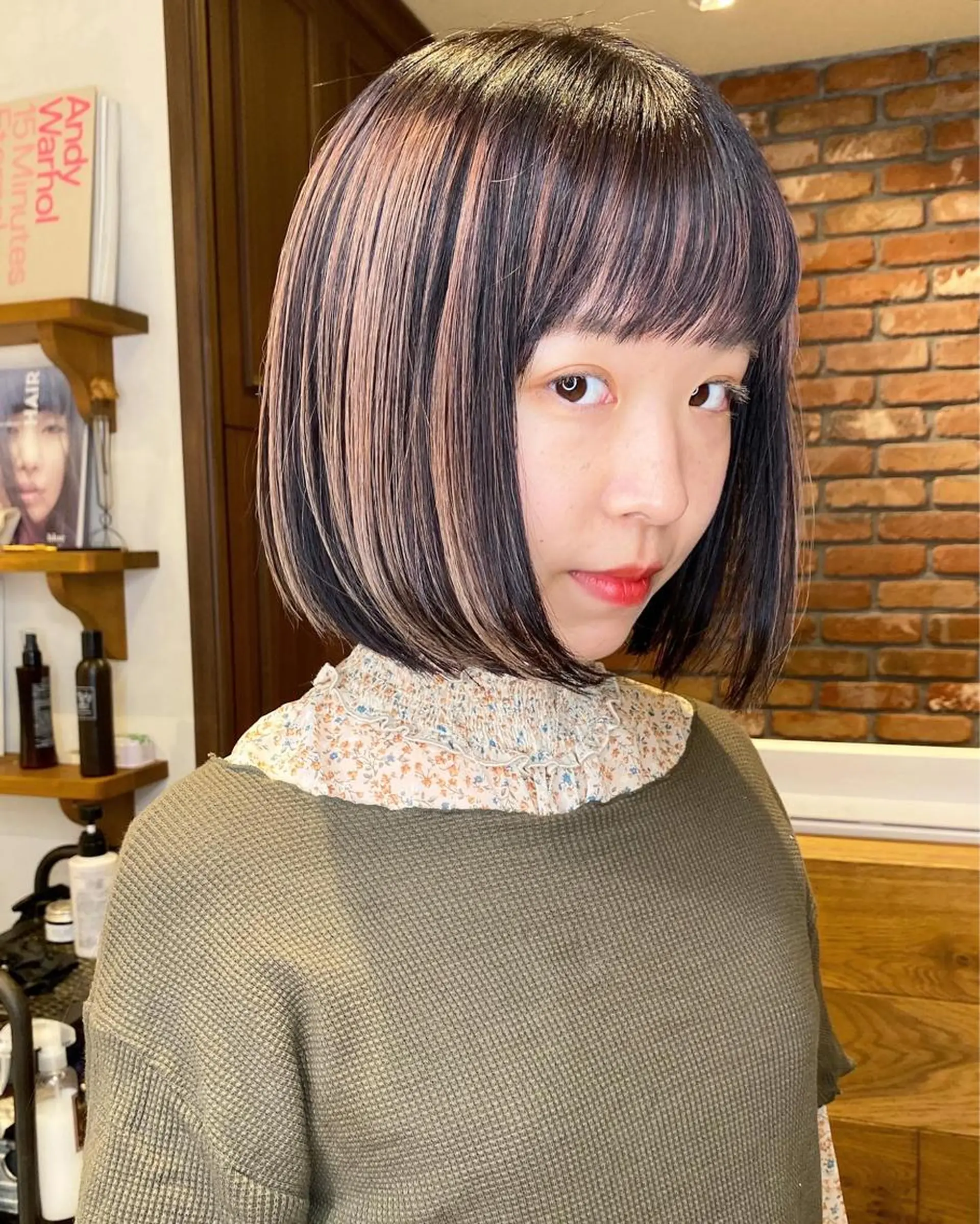 ショート ミウ☆ ブリーチダブルカラーのヘアスタイル