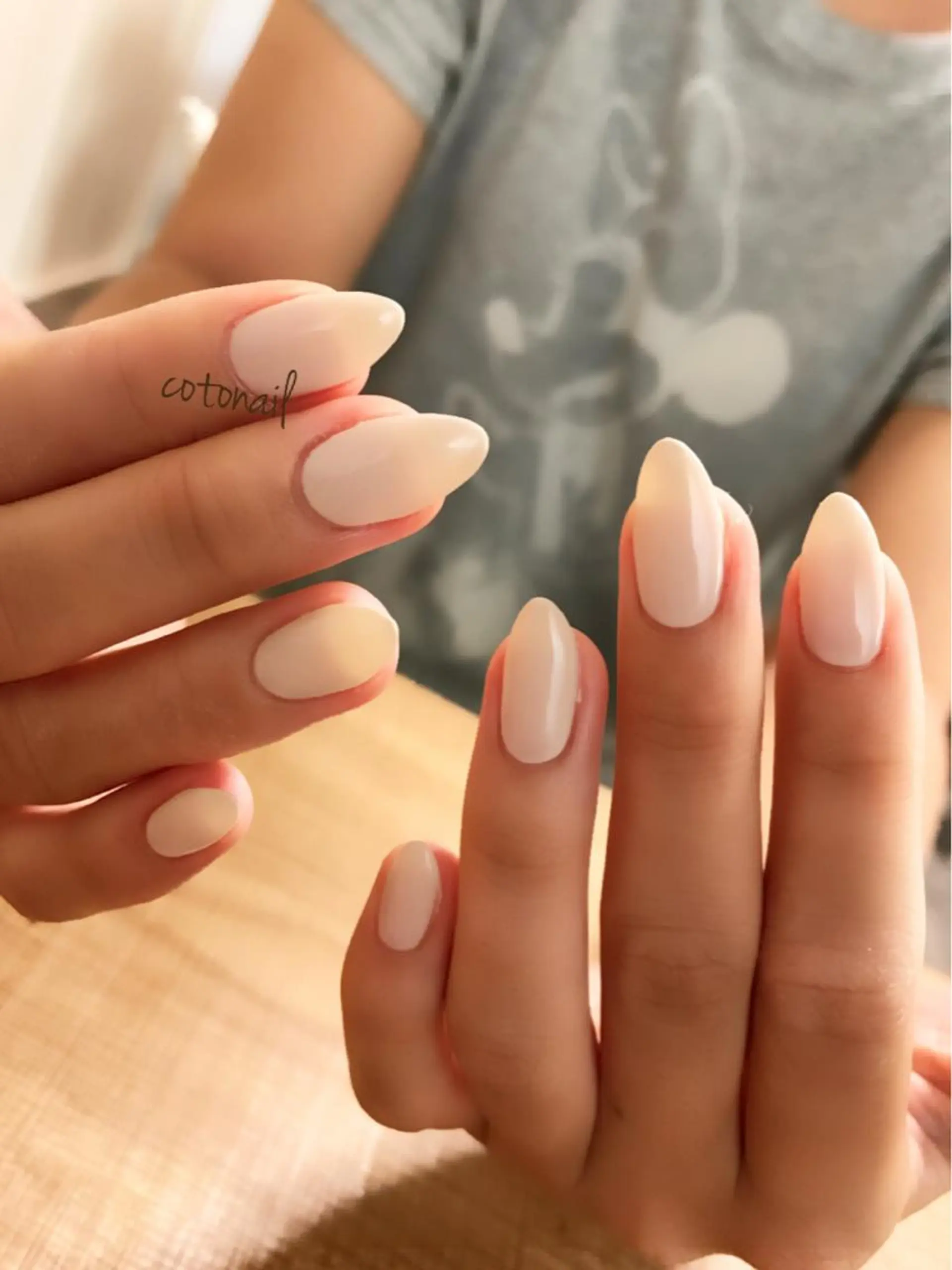 ロング ネイル シンプルネイル ツメトマツゲ .のネイルデザイン