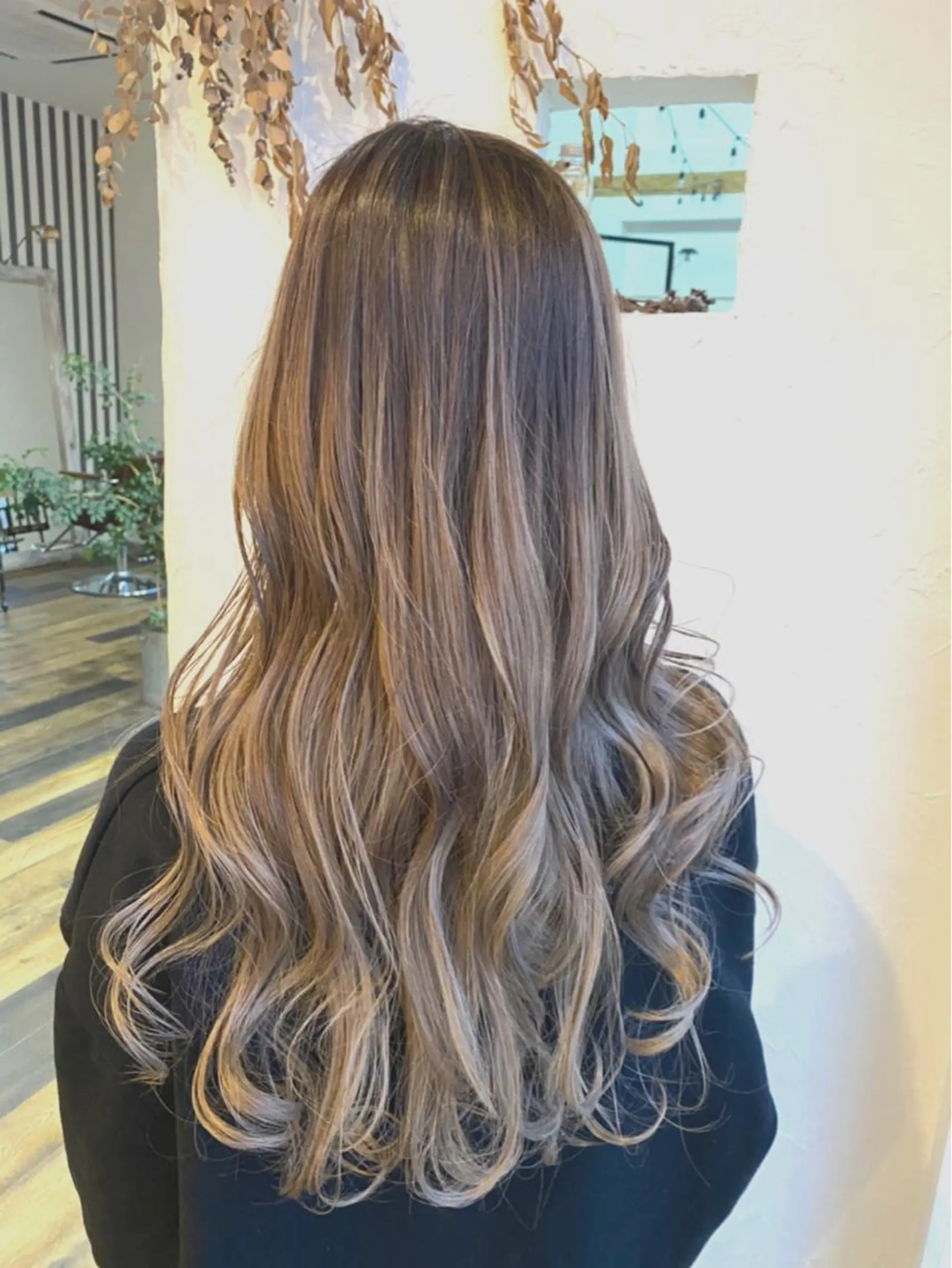 ロング カラー パーマ ヘアアレンジ ネイル 豊橋美容院 ソンリエのヘアスタイル