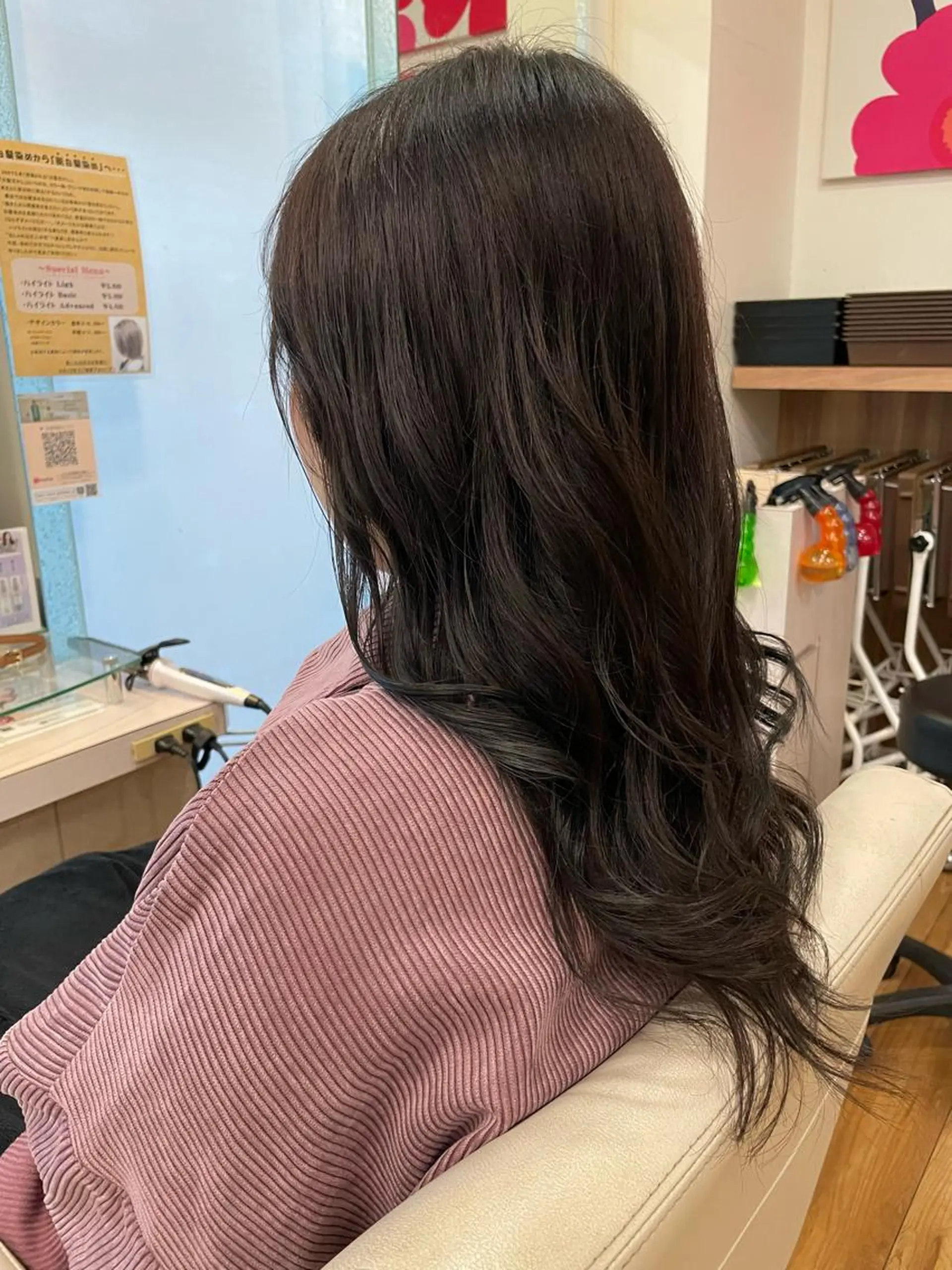 ロング アッシュ アッシュグレー 阿部 祥大のヘアスタイル