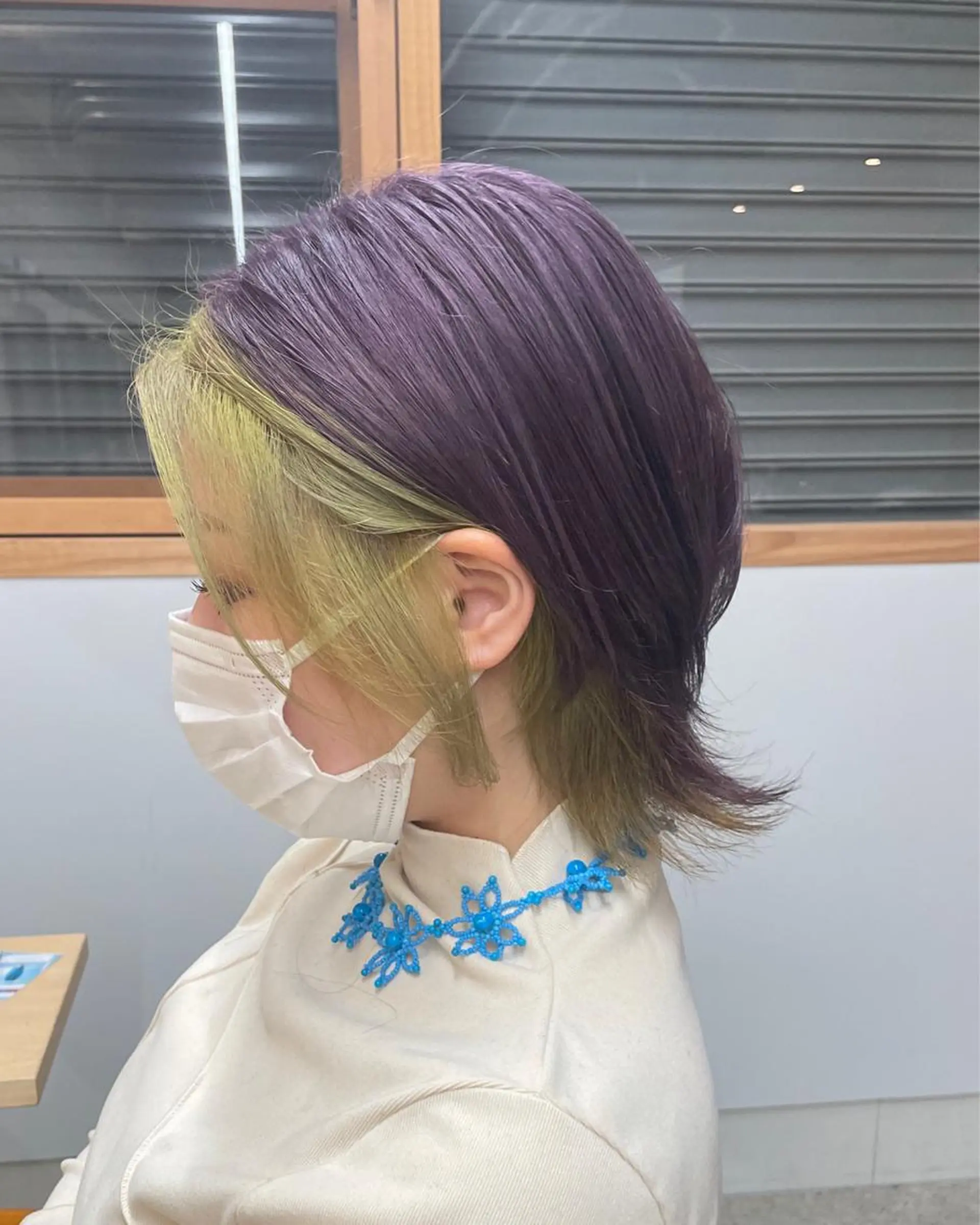 ショート カラー デザインカラー 髪質改善×美髪矯正 艶髪カラー　阪口のヘアスタイル