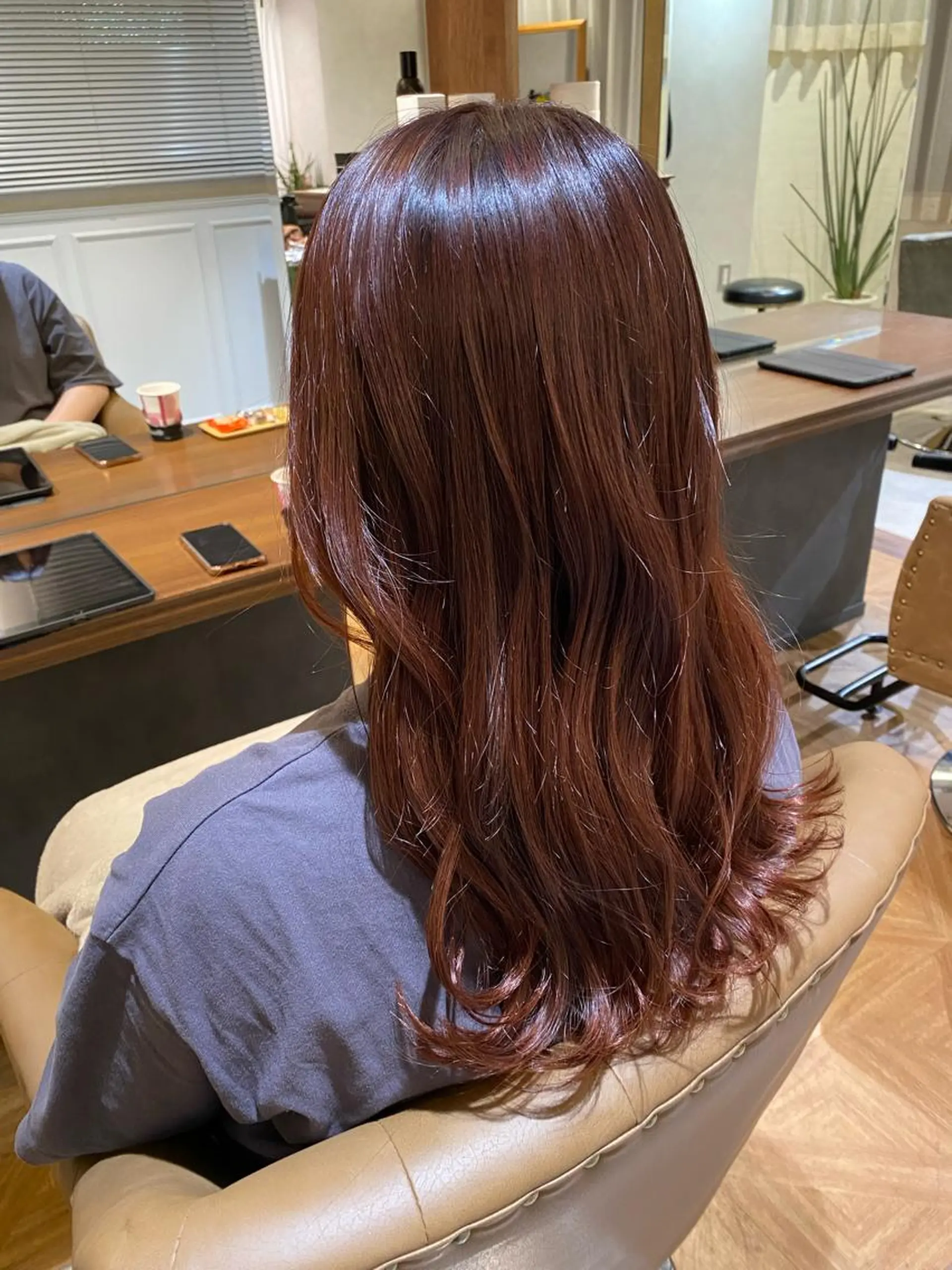 ミディアム 中川 花織のヘアスタイル