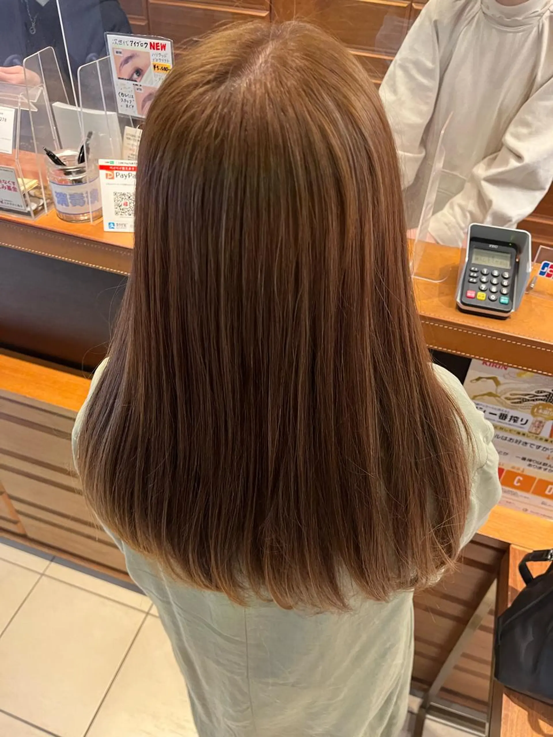 カラー ヘアカラー トリートメント ハイトーンカラー🩵 耳ツボジュエリー👂のその他イメージ
