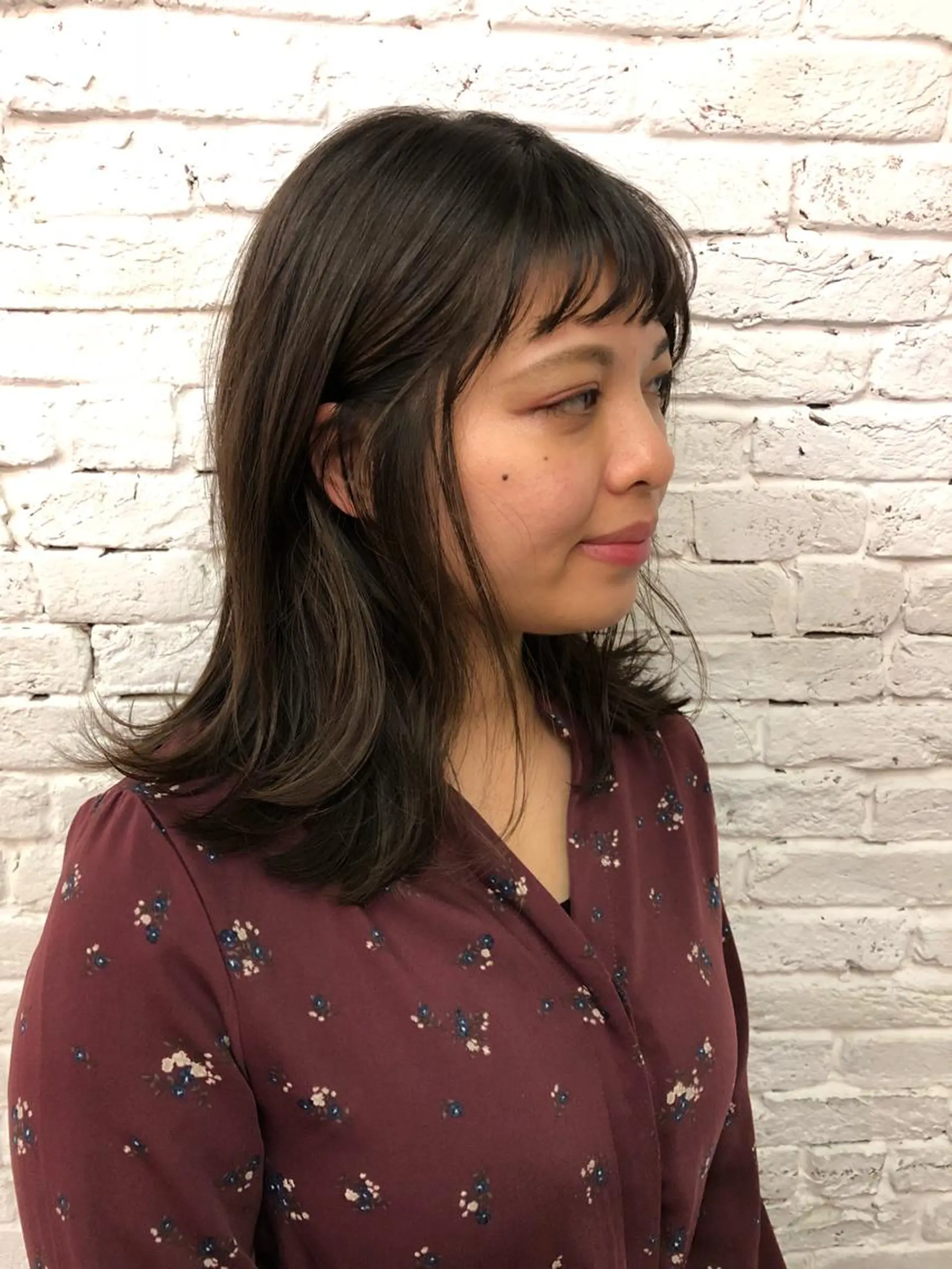 セミロング eri kinjoのヘアスタイル