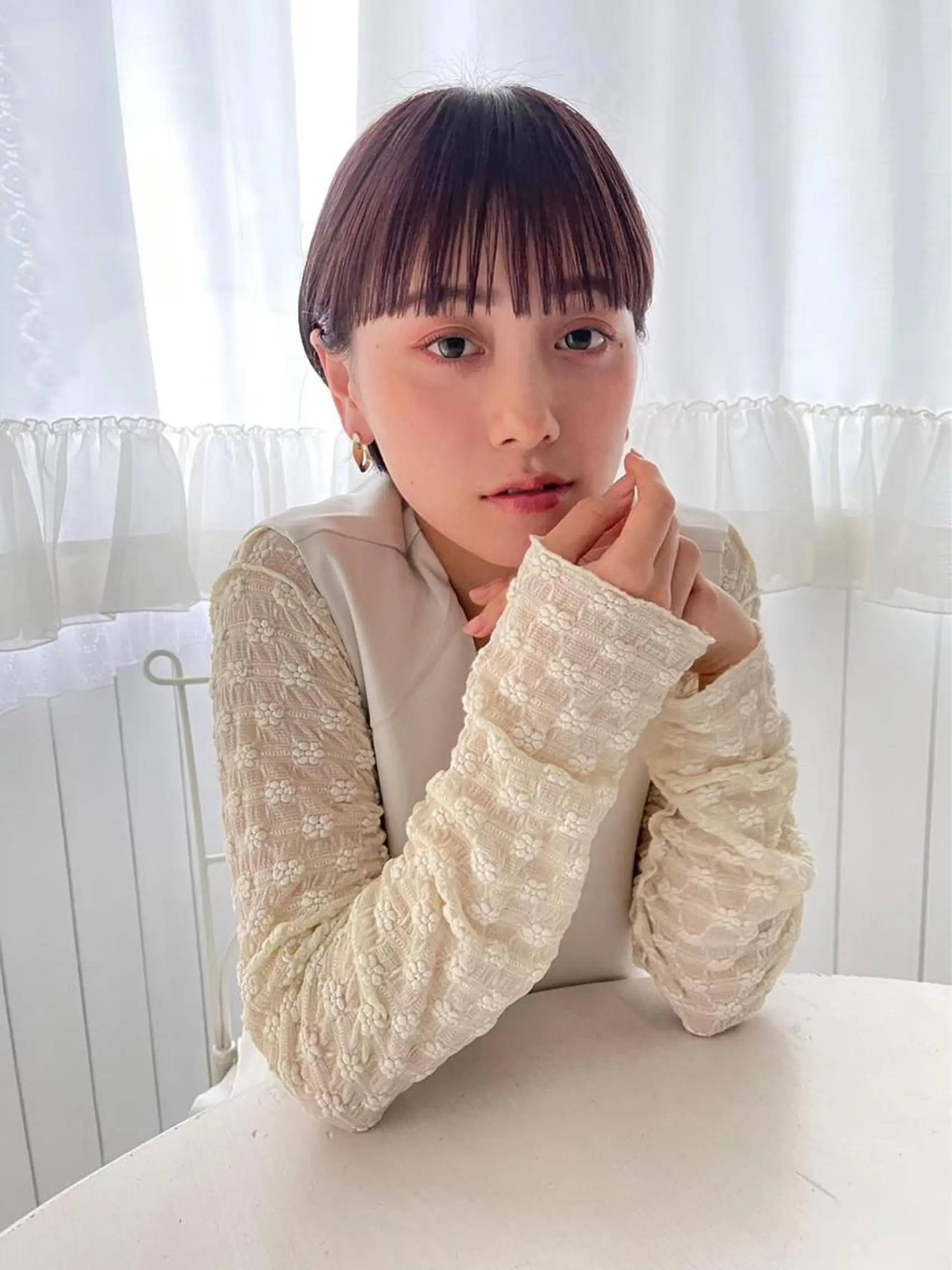 カラー 清 亜由佳のヘアスタイル