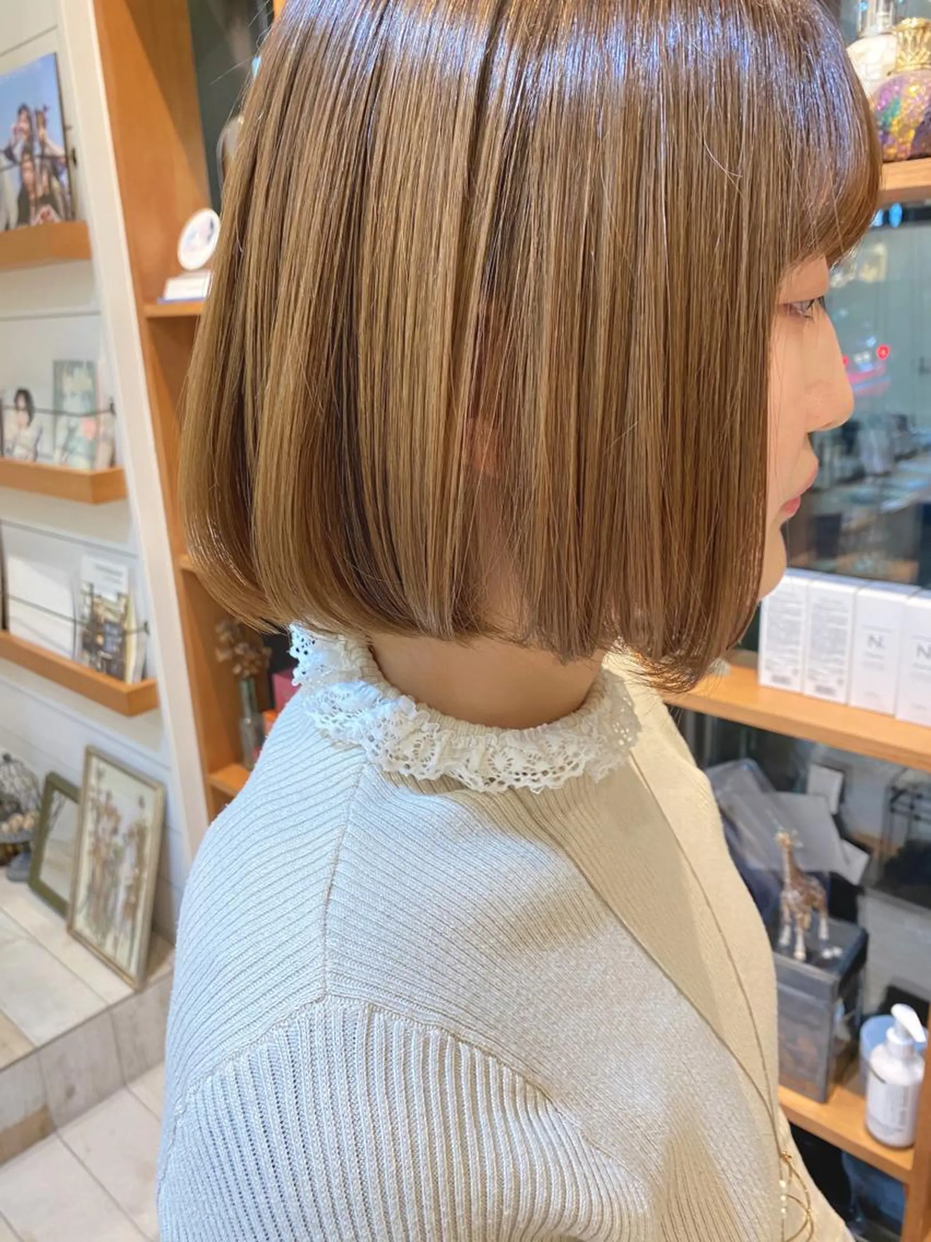 ミディアム カラー 赤み消し/透明感 🪽◝✩ 武者春花のヘアスタイル