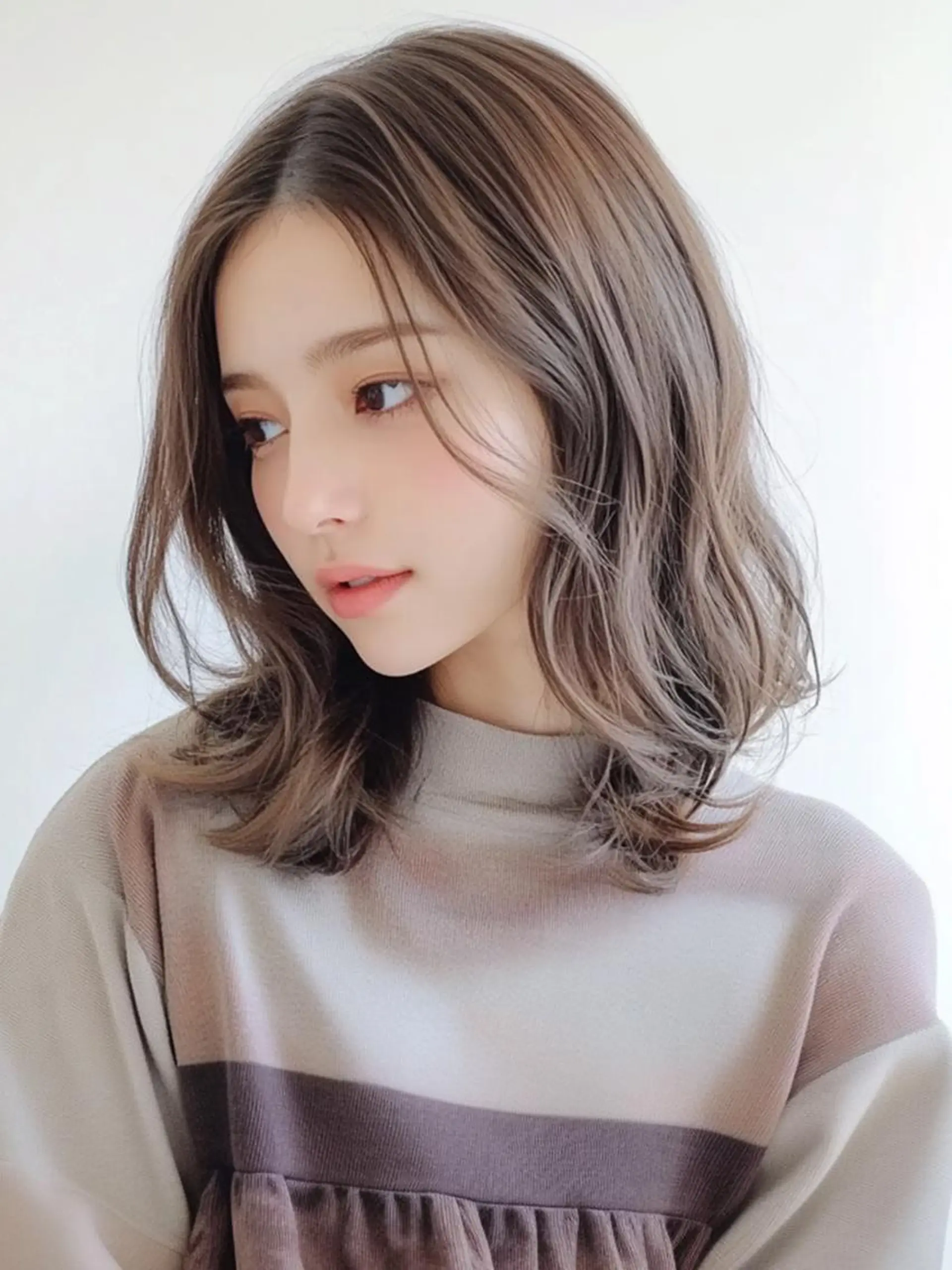 ミディアム 髪質改善cn nakaoのヘアスタイル