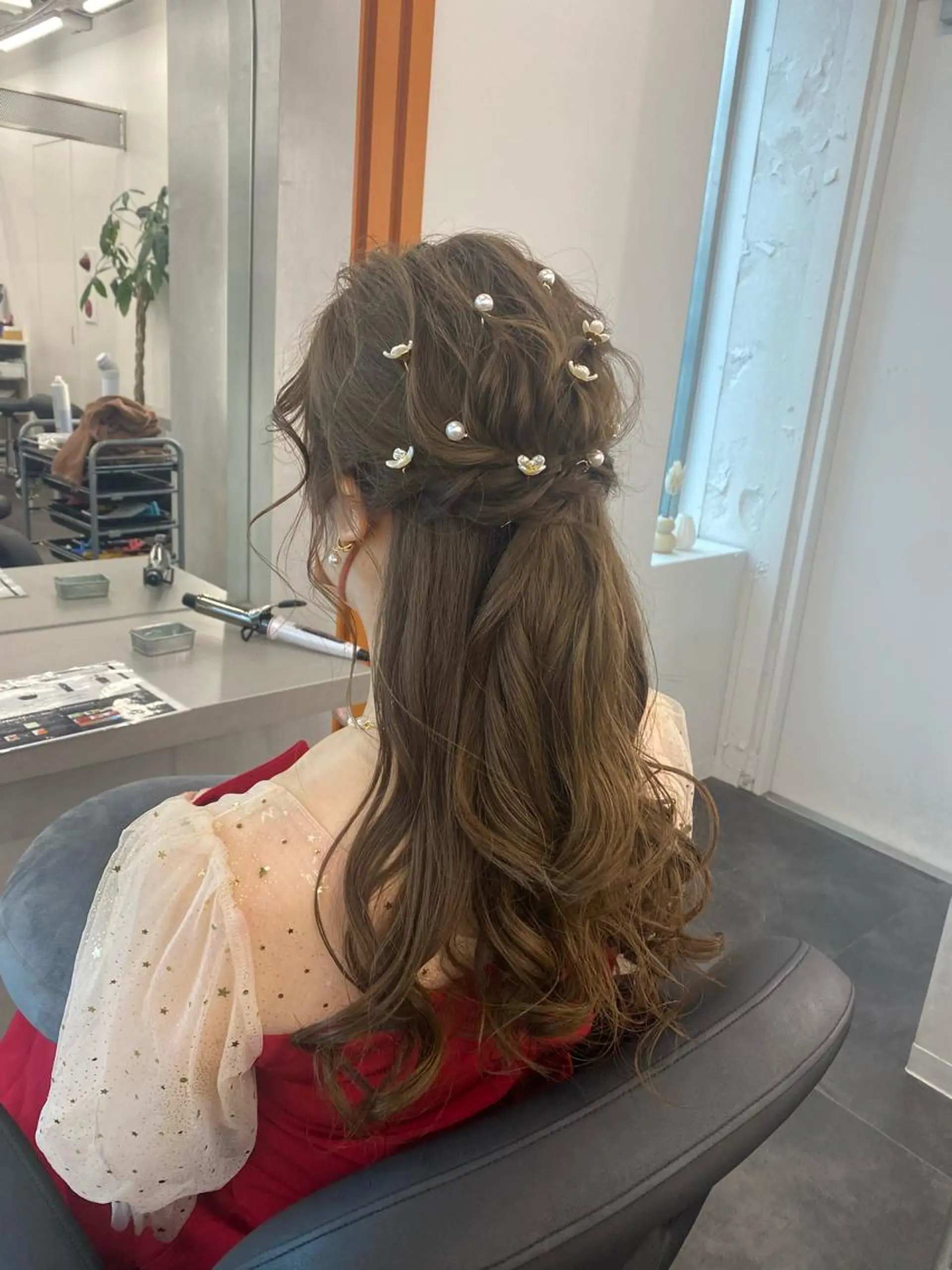 ロング ヘアセット 長畑 光紀のヘアスタイル