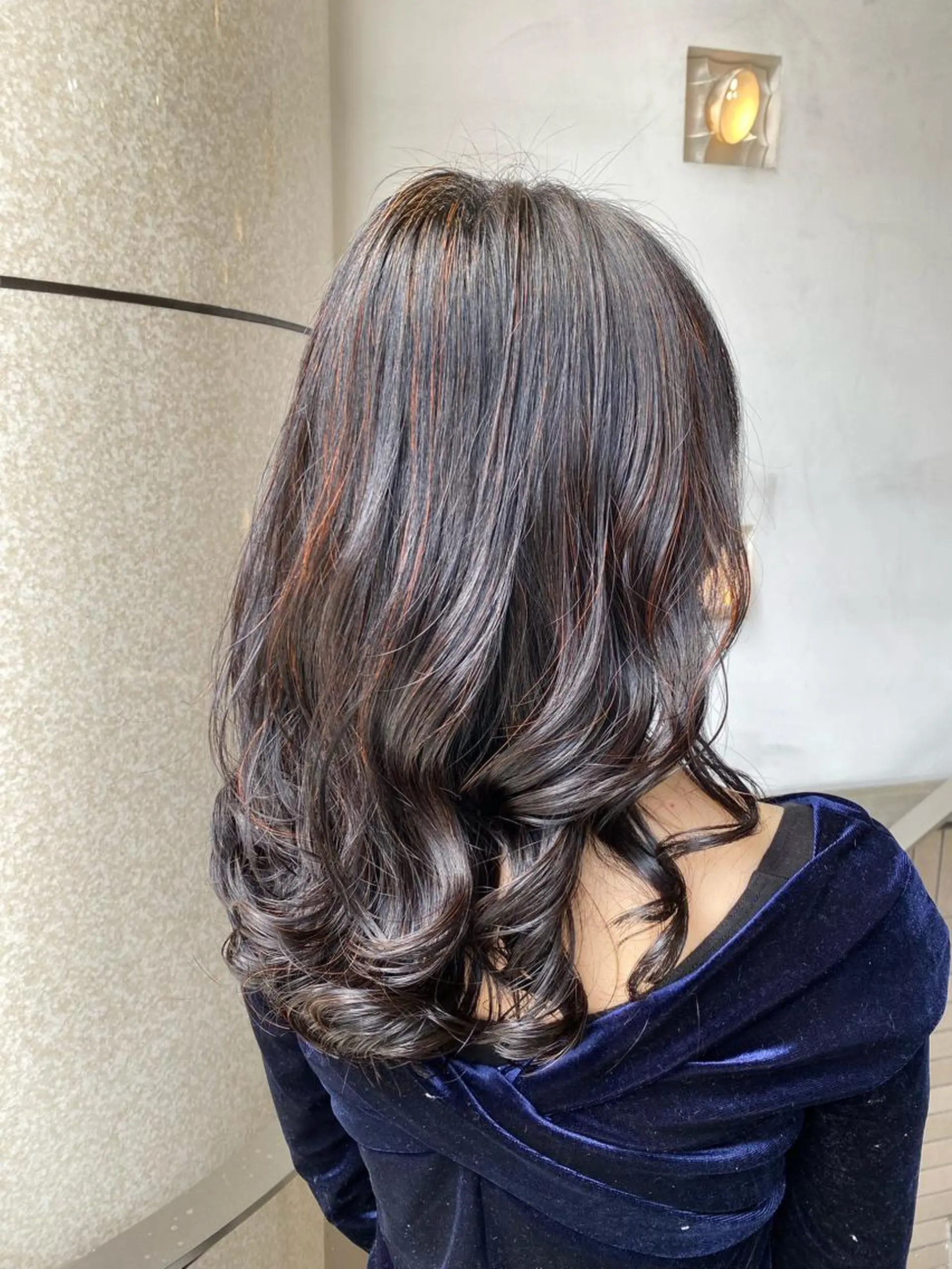 セミロング パーマ セミロングパーマ デジタルパーマ 統括マネージャー/ 髪のドクター/前原悟のヘアスタイル