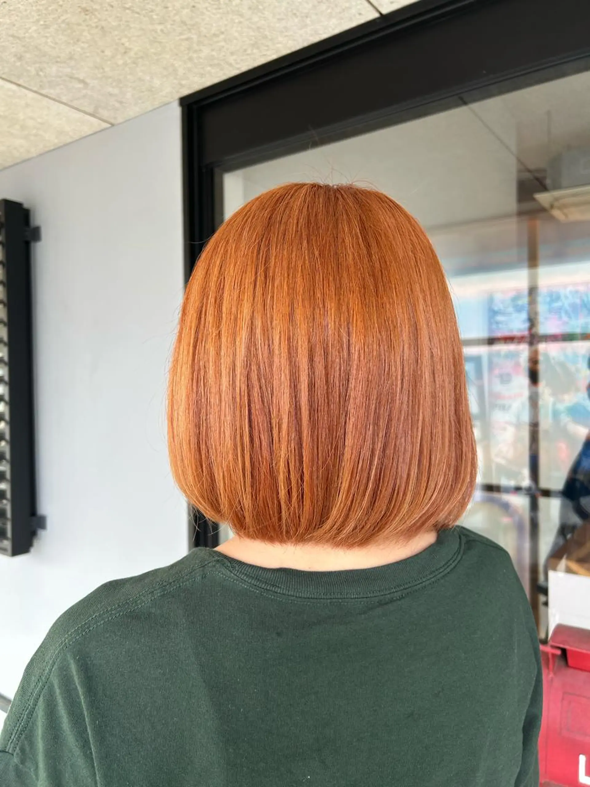 カラー ブリーチ ブラウンカラー 杉林 莉沙のヘアスタイル