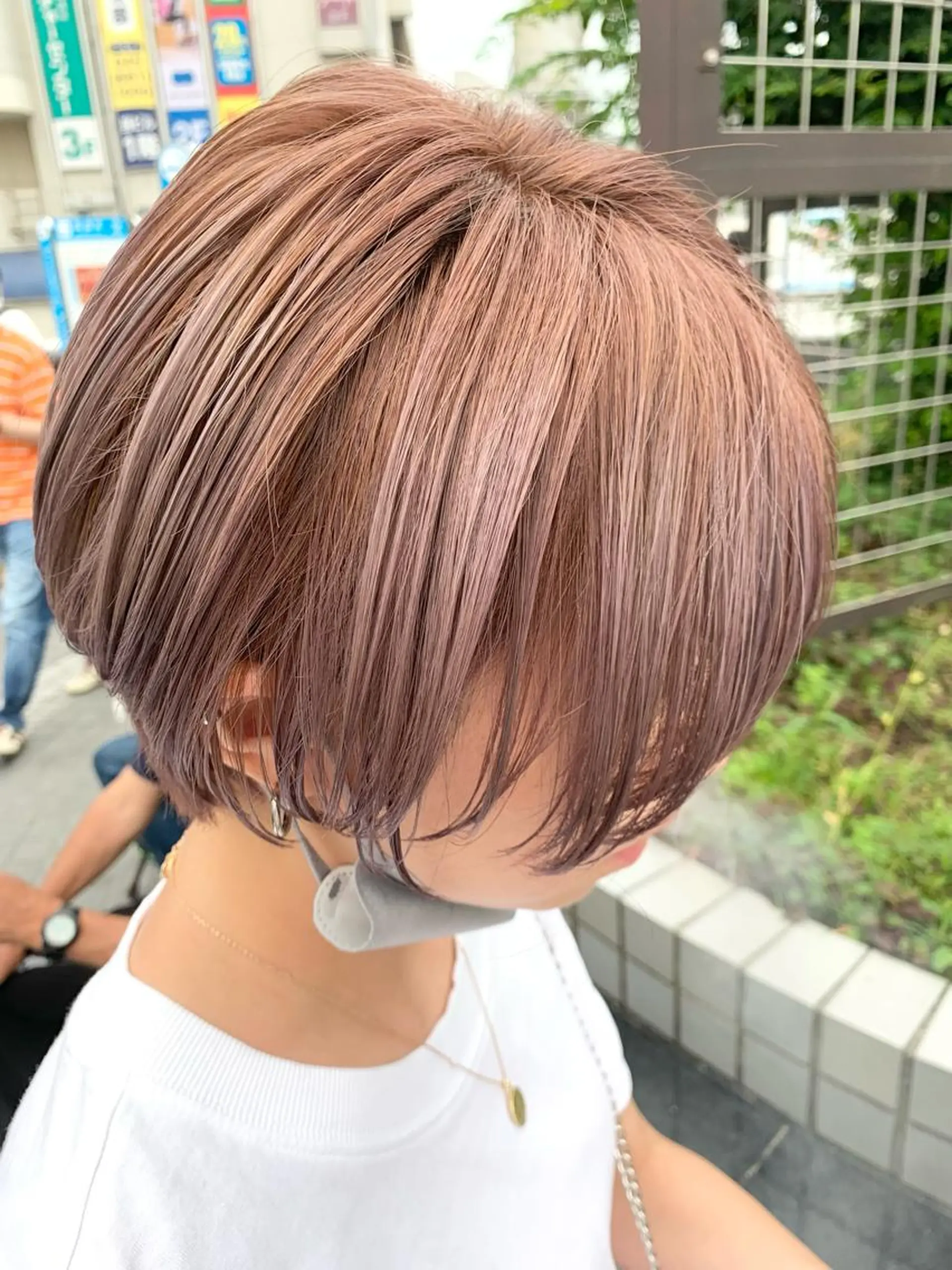 ショート カラー 似合わせカラー/艶 髪質改善/ヨシザキのヘアスタイル