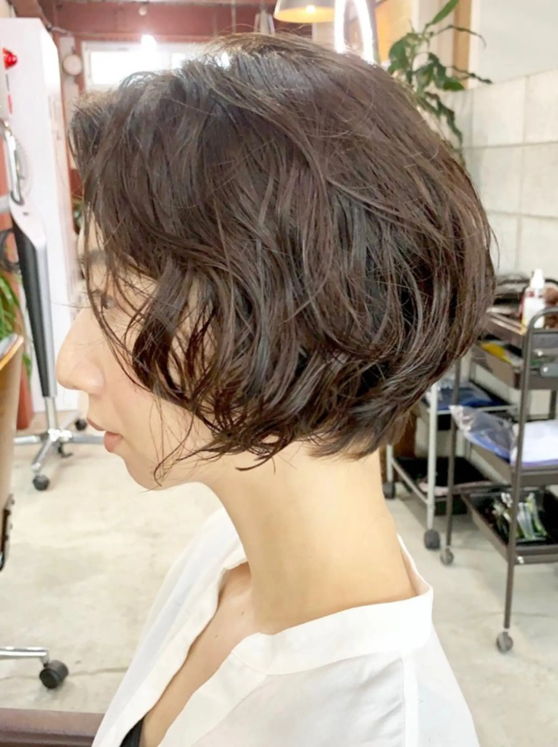パーマ 福地 礼奈のヘアスタイル