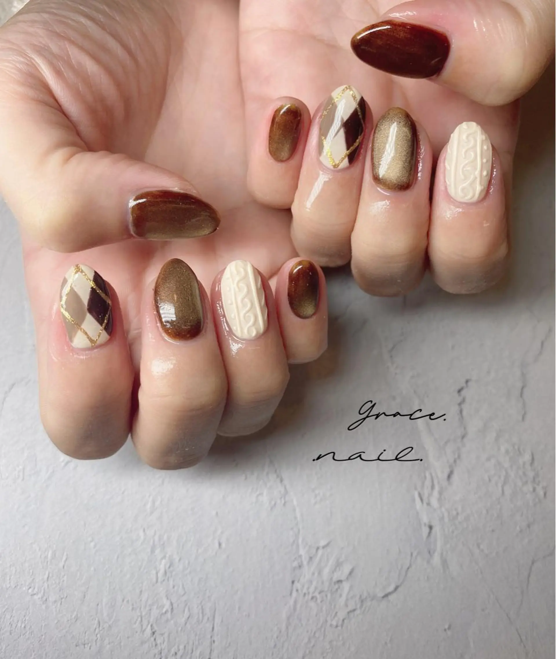 ネイル ハンドネイル ☆*｡Grace Nail｡*☆のネイルデザイン